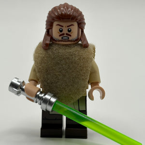 Lego Star Wars Qui-Gon Jinn Minifigure sw1334a Reddish Brown Variant From 75383 FRENLY BRICKS - Open 7 Days
