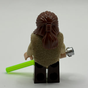 Lego Star Wars Qui-Gon Jinn Minifigure sw1334a Reddish Brown Variant From 75383 FRENLY BRICKS - Open 7 Days