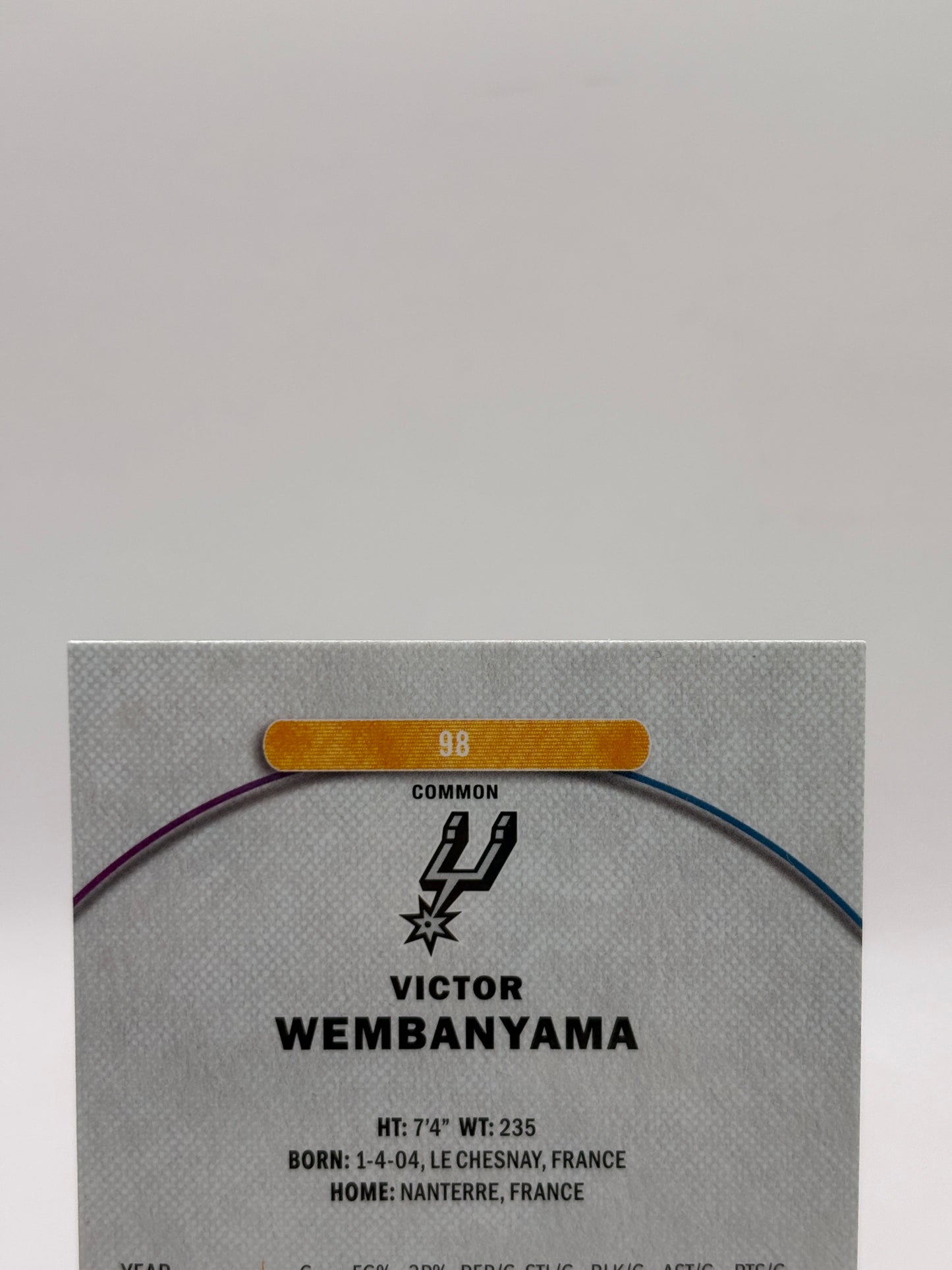 2026 Topps Finest Basketball - Victor Wembanyama #98 Common Oil Spill Refractor