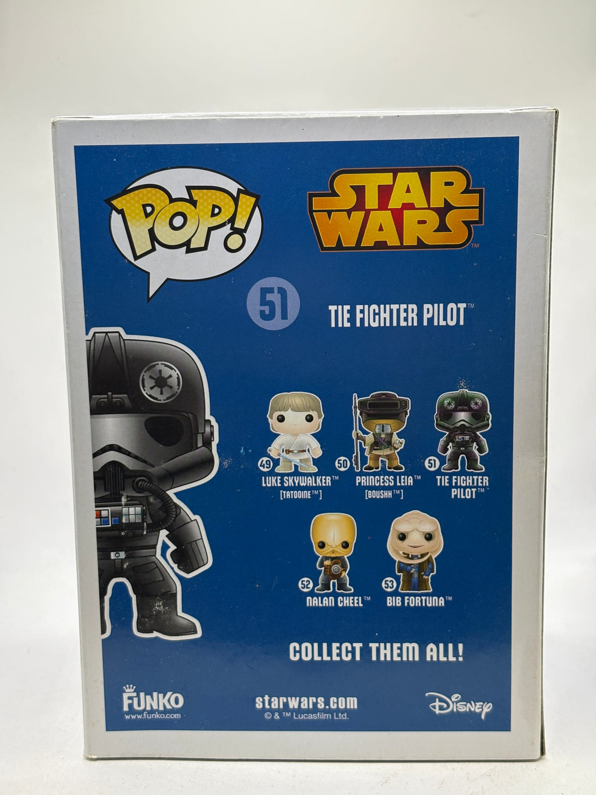 Funko POP! Star Wars #51 Tie Fighter Pilot NYCC Vinyl Bobble Head image 3