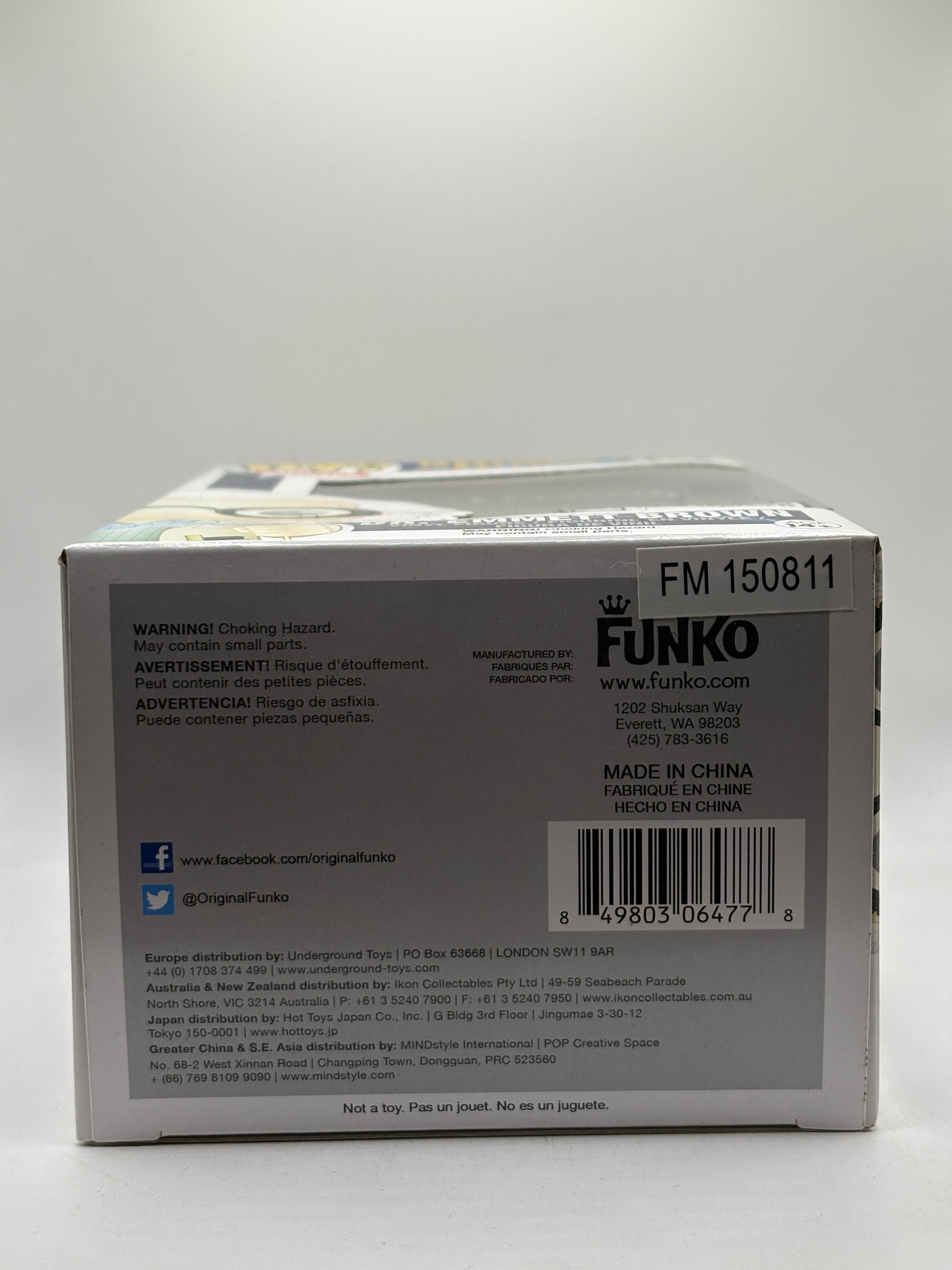 Funko POP! Movies Back to the Future #236 Dr. Emmett Brown Loot Crate Exclusive FRENLY BRICKS - Open 7 Days