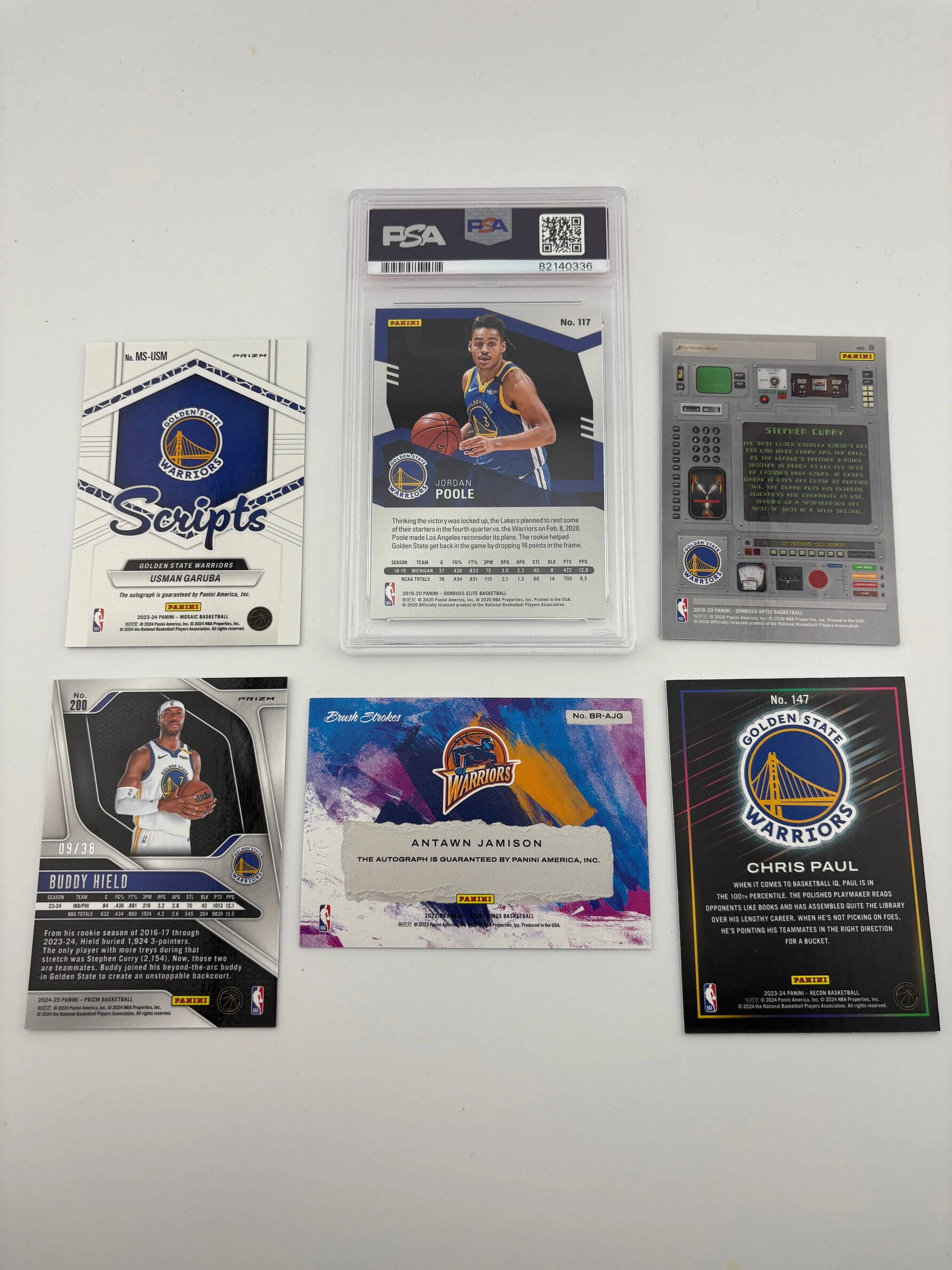 NBA Sports Cards Golden State Warriors Lot - Stephen Curry, Graded, Rookies, Autos FRENLY BRICKS - Open 7 Days