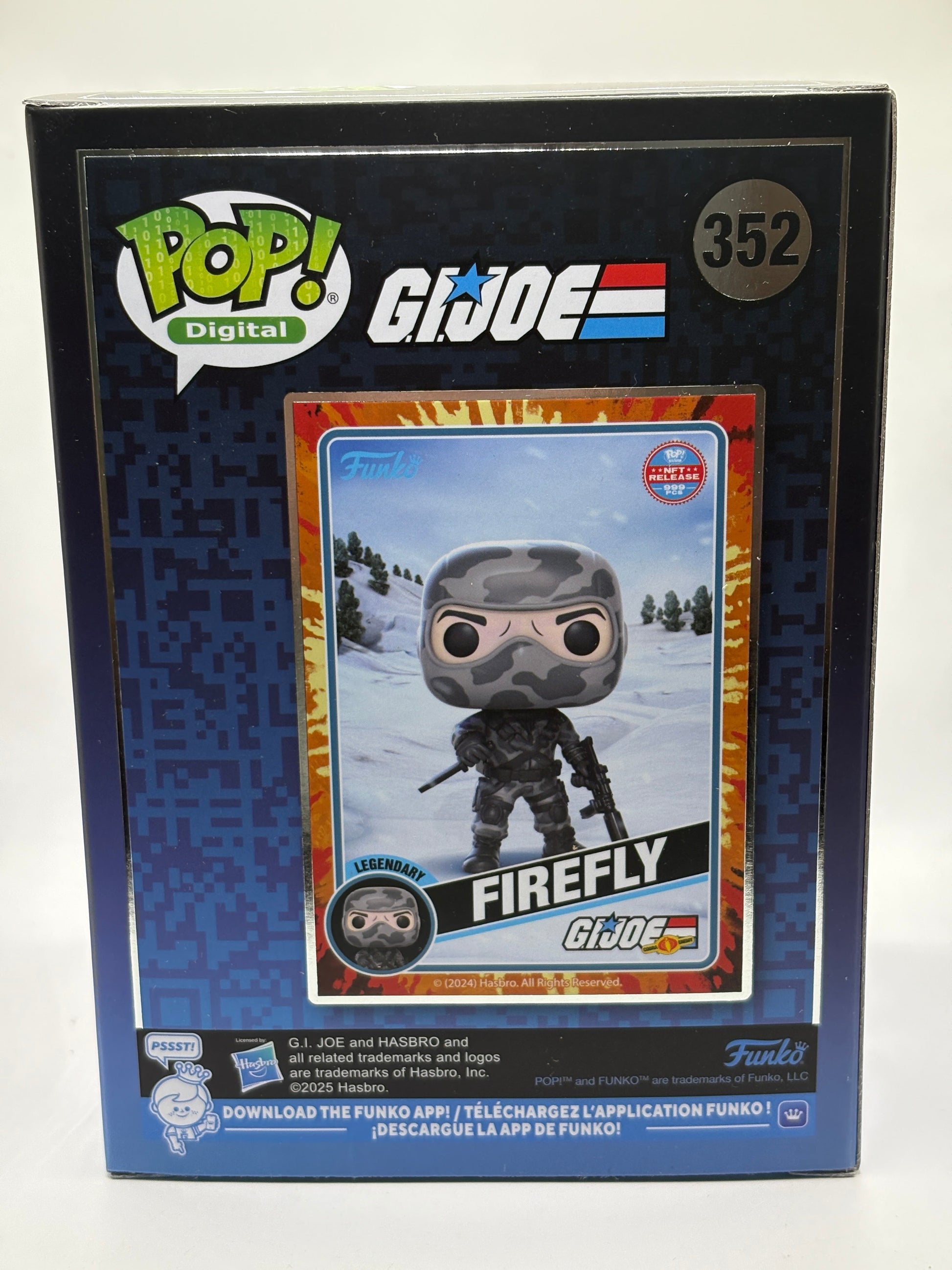 Funko POP! Digital G.I.Joe #352 Firefly NFT Release 999 Pieces FRENLY BRICKS - Open 7 Days