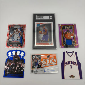 NBA Sports Phoenix Suns Card Lot - Devin Booker, Auto, Graded FRENLY BRICKS - Open 7 Days