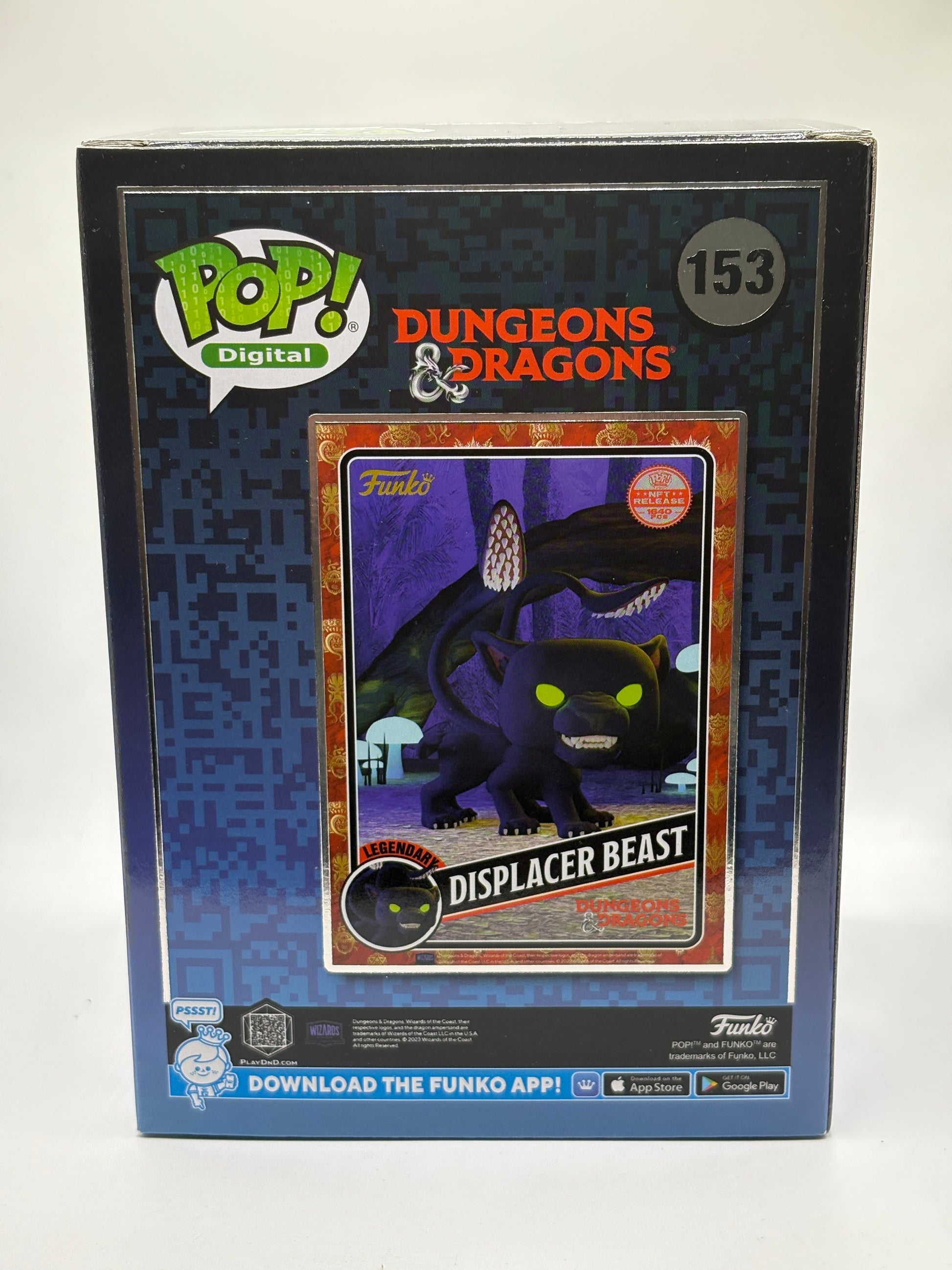 Funko POP! Digital Dungeons & Dragons #153 Displacer Beast NFT 1640 Pieces FRENLY BRICKS - Open 7 Days