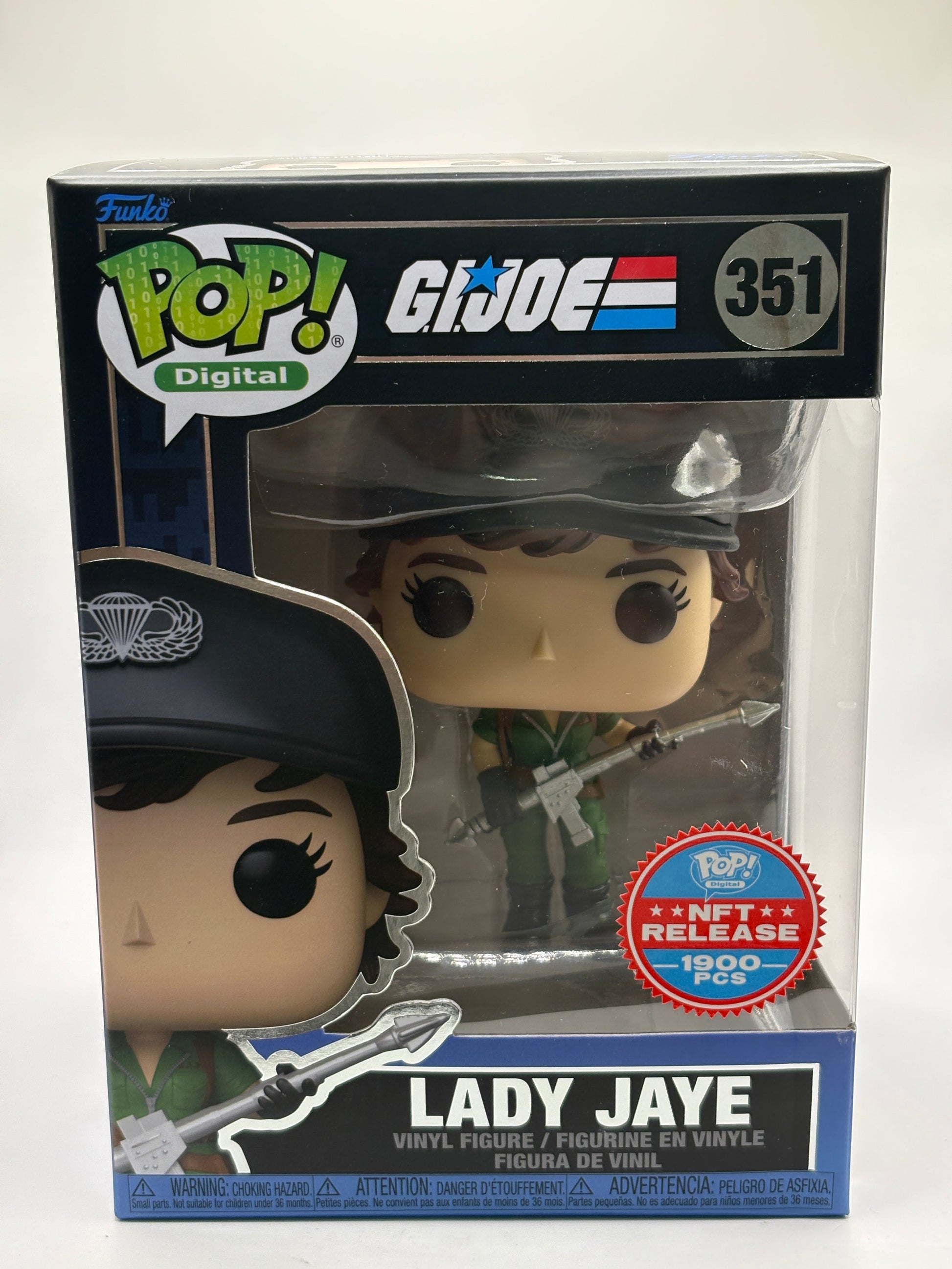 Funko POP! Digital G.I.Joe #35- Lady Jaye NFT Release 1900 Pieces FRENLY BRICKS - Open 7 Days