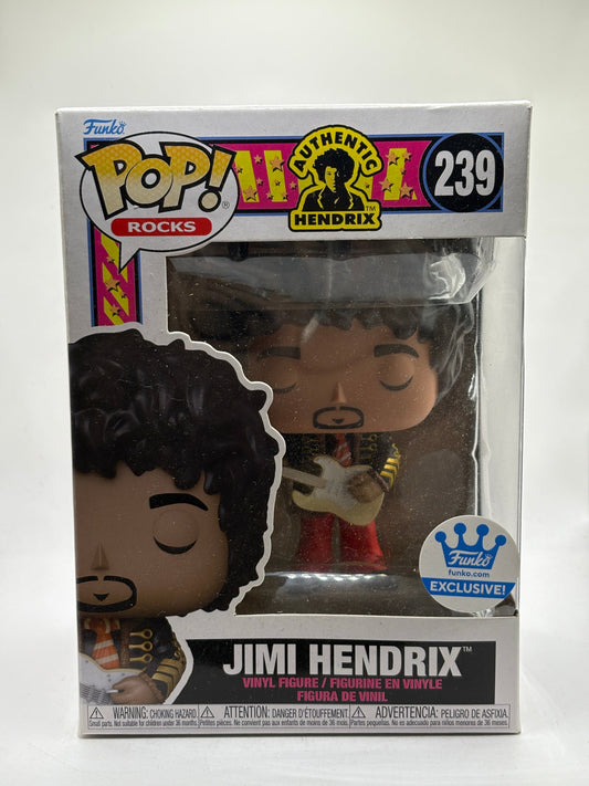 Funko POP! Rocks Authentic Hendrix #239 Jimi Hendrix Funko Exclusive FRENLY BRICKS - Open 7 Days