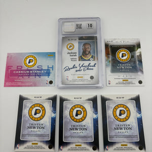 NBA Sports Indiana Pacers Card Lot - Tristen Newton, Rookies, Auto, Patch, Graded FRENLY BRICKS - Open 7 Days