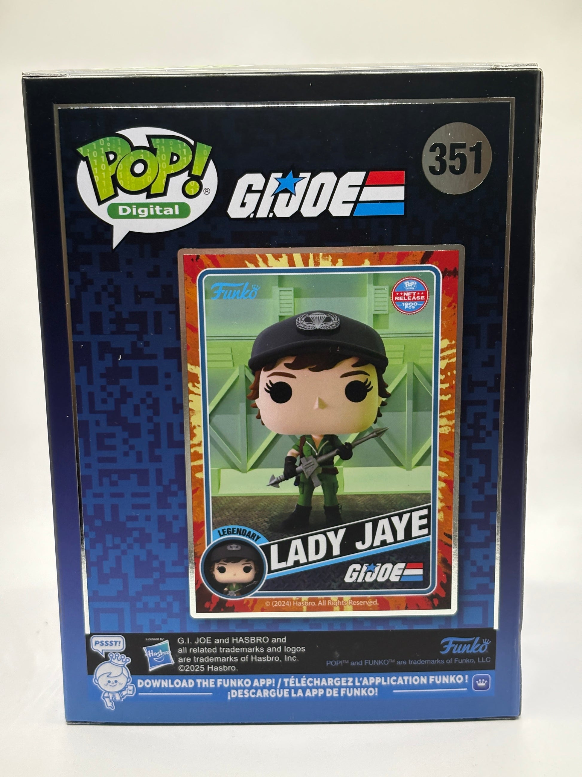 Funko POP! Digital G.I.Joe #35- Lady Jaye NFT Release 1900 Pieces FRENLY BRICKS - Open 7 Days