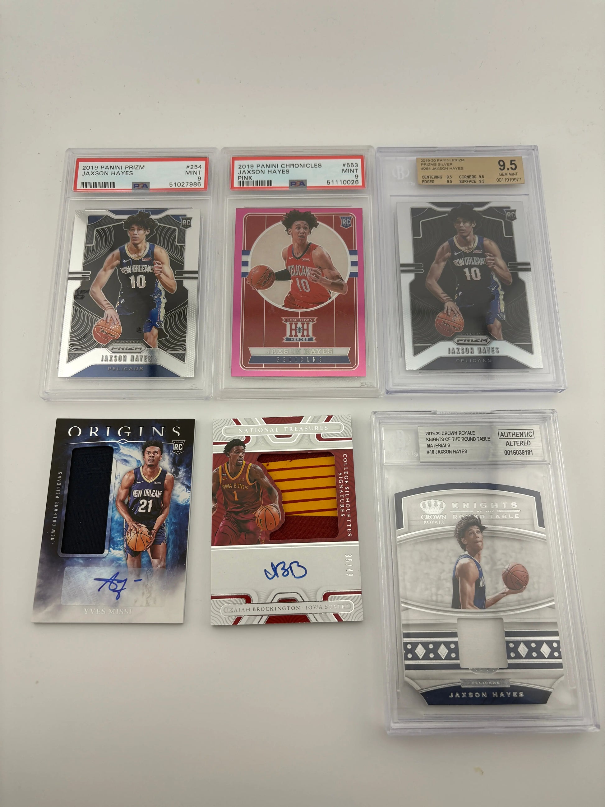 NBA Sports New Orleans Pelicans Card Lot - Jaxson Hayes, Patch, Auto, Rookies FRENLY BRICKS - Open 7 Days
