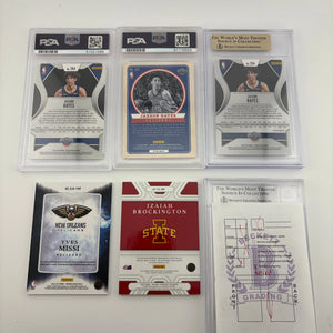 NBA Sports New Orleans Pelicans Card Lot - Jaxson Hayes, Patch, Auto, Rookies FRENLY BRICKS - Open 7 Days