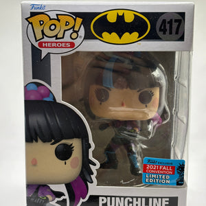 Funko POP! Heroes Batman #417 Punchline 2021 Fall Con Limited Edition FRENLY BRICKS - Open 7 Days