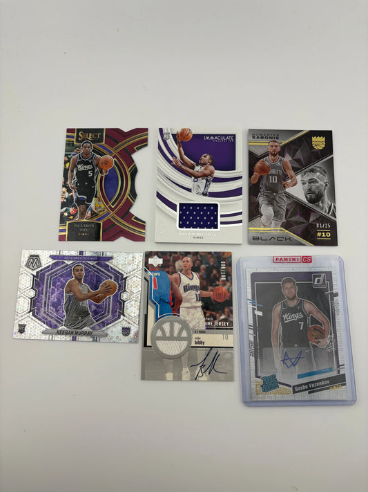 NBA Sports Sacramento Kings Card Lot - Mike Bibby, Rookie, Auto, Numbered FRENLY BRICKS - Open 7 Days