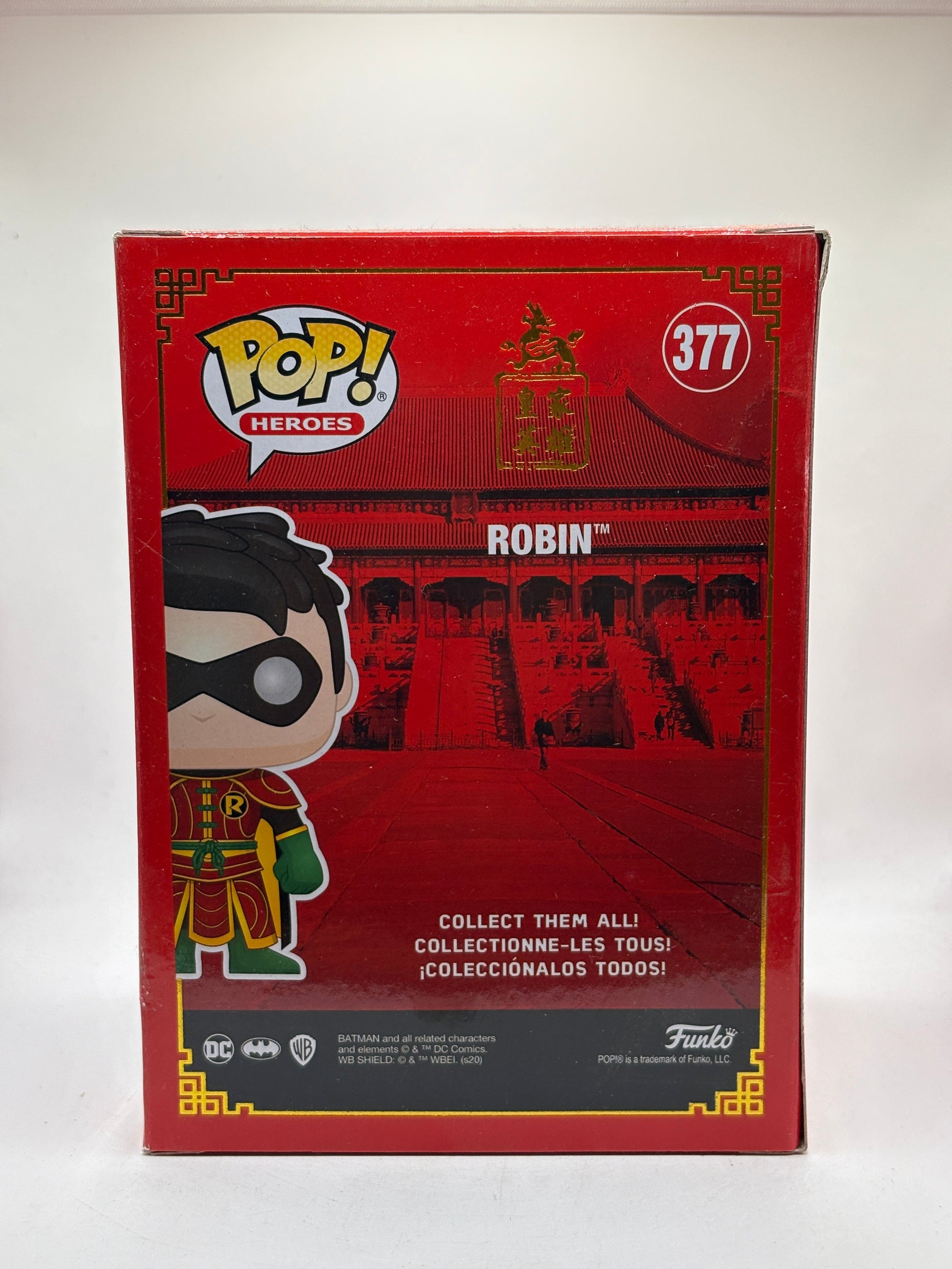 Funko POP! Heroes DC #377 Robin 2021 Summer Con Limited Edition FRENLY BRICKS - Open 7 Days