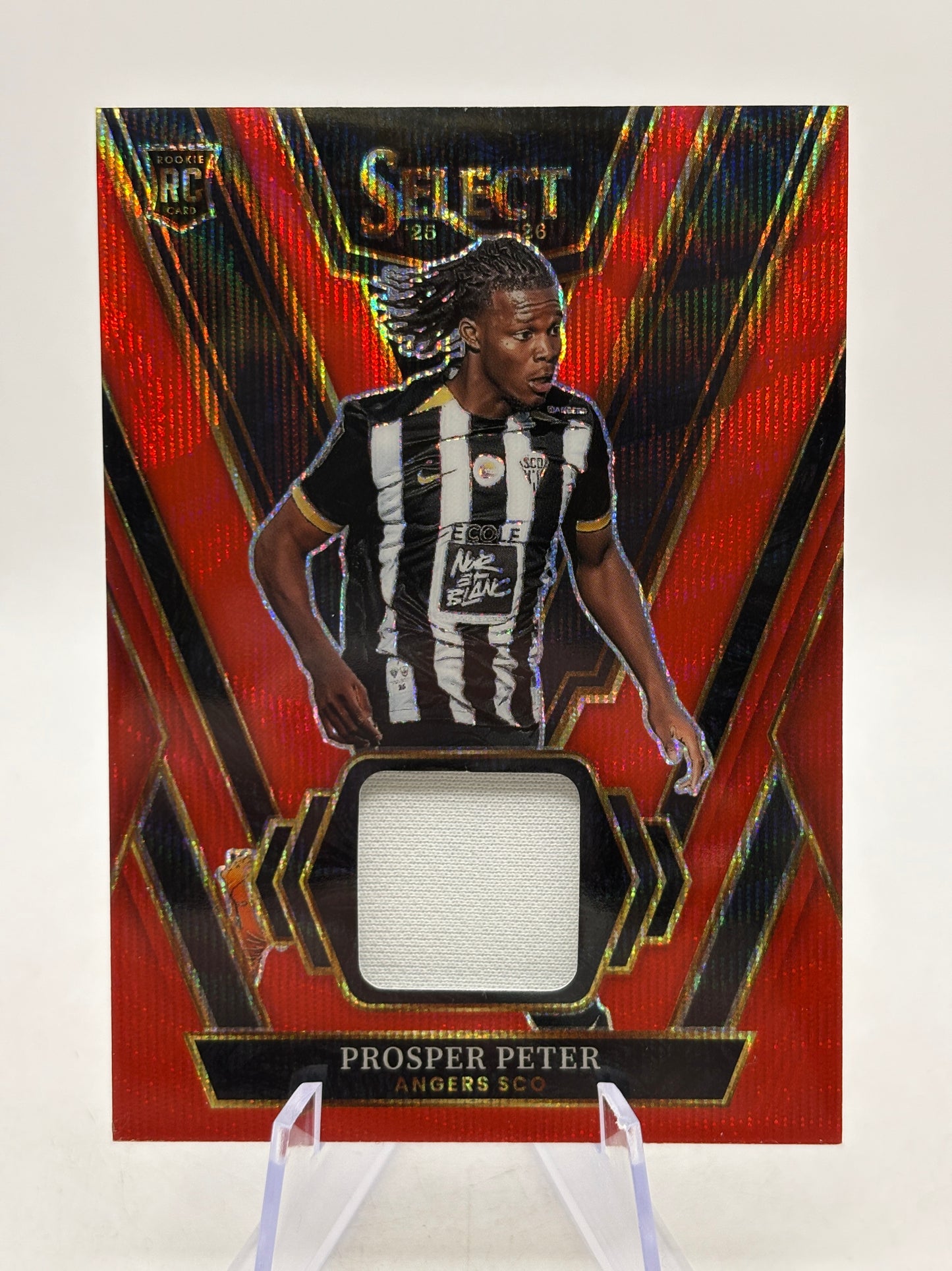 2025-26 Panini Select Ligue 1 - SW-PP Prosper Peter Patch Red Rookie