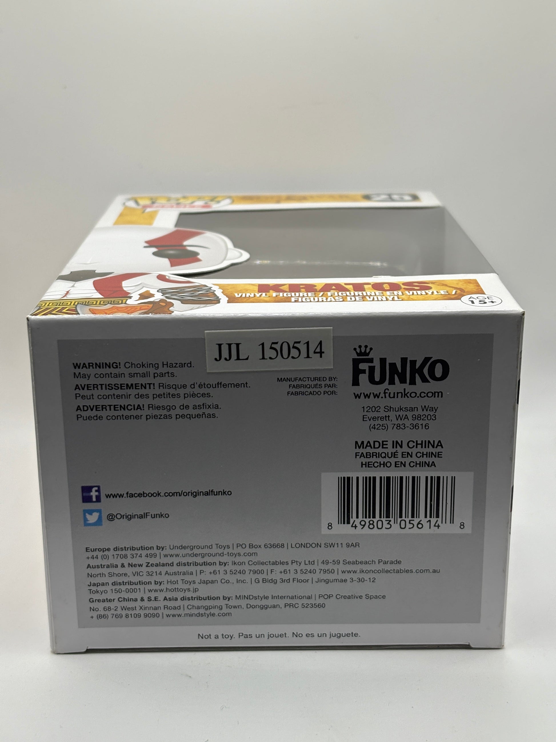 Funko POP! Games God of War #25 Kratos Vinyl Figure Black FRENLY BRICKS - Open 7 Days