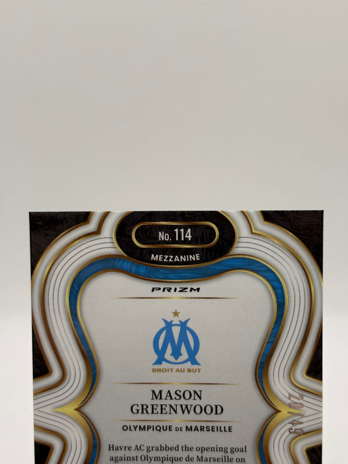2025-26 Panini Select Ligue 1 - Mason Greenwood Purple Dragon Scale /49 - photo 3 image 3
