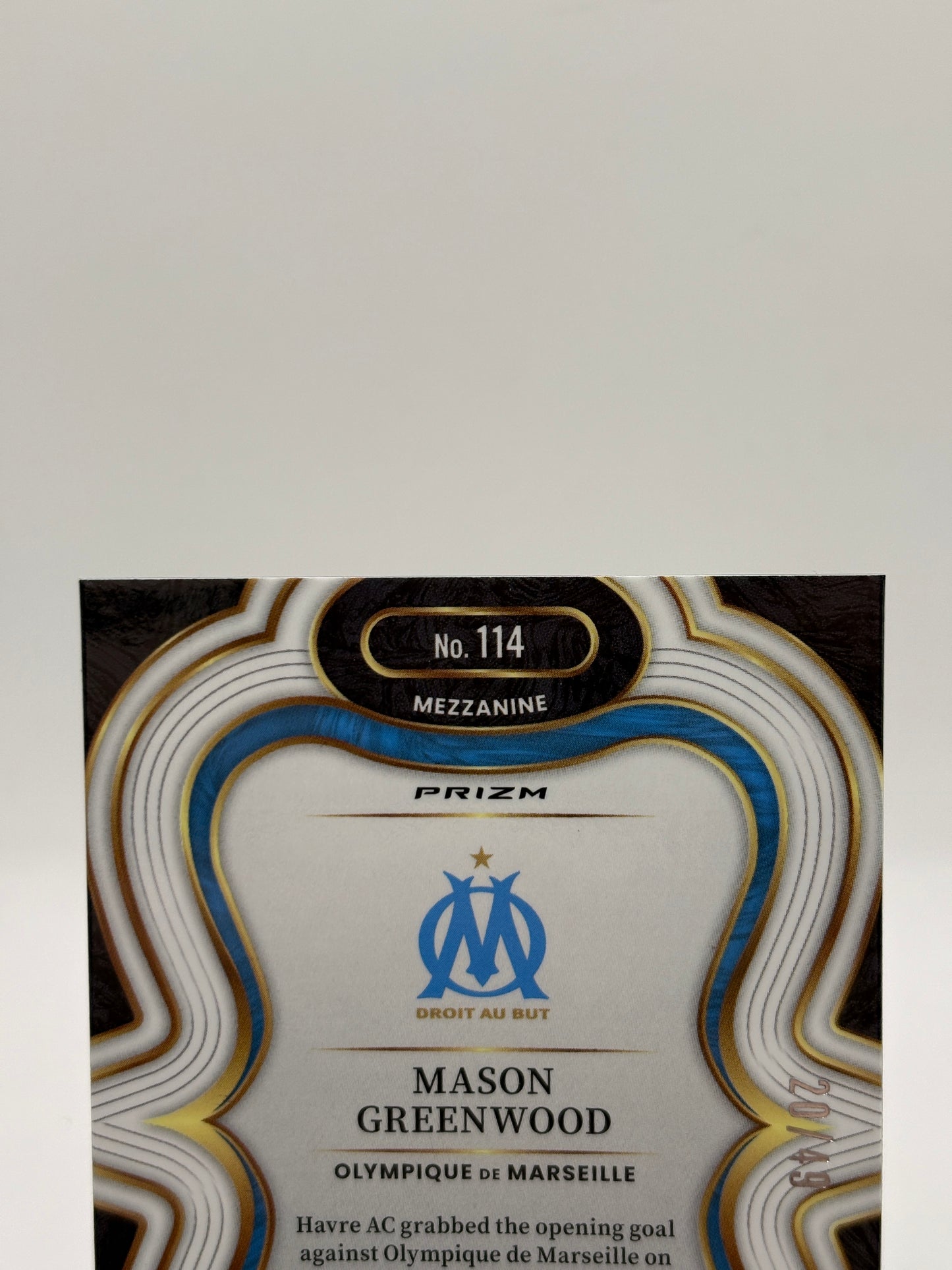 2025-26 Panini Select Ligue 1 - Mason Greenwood Purple Dragon Scale /49