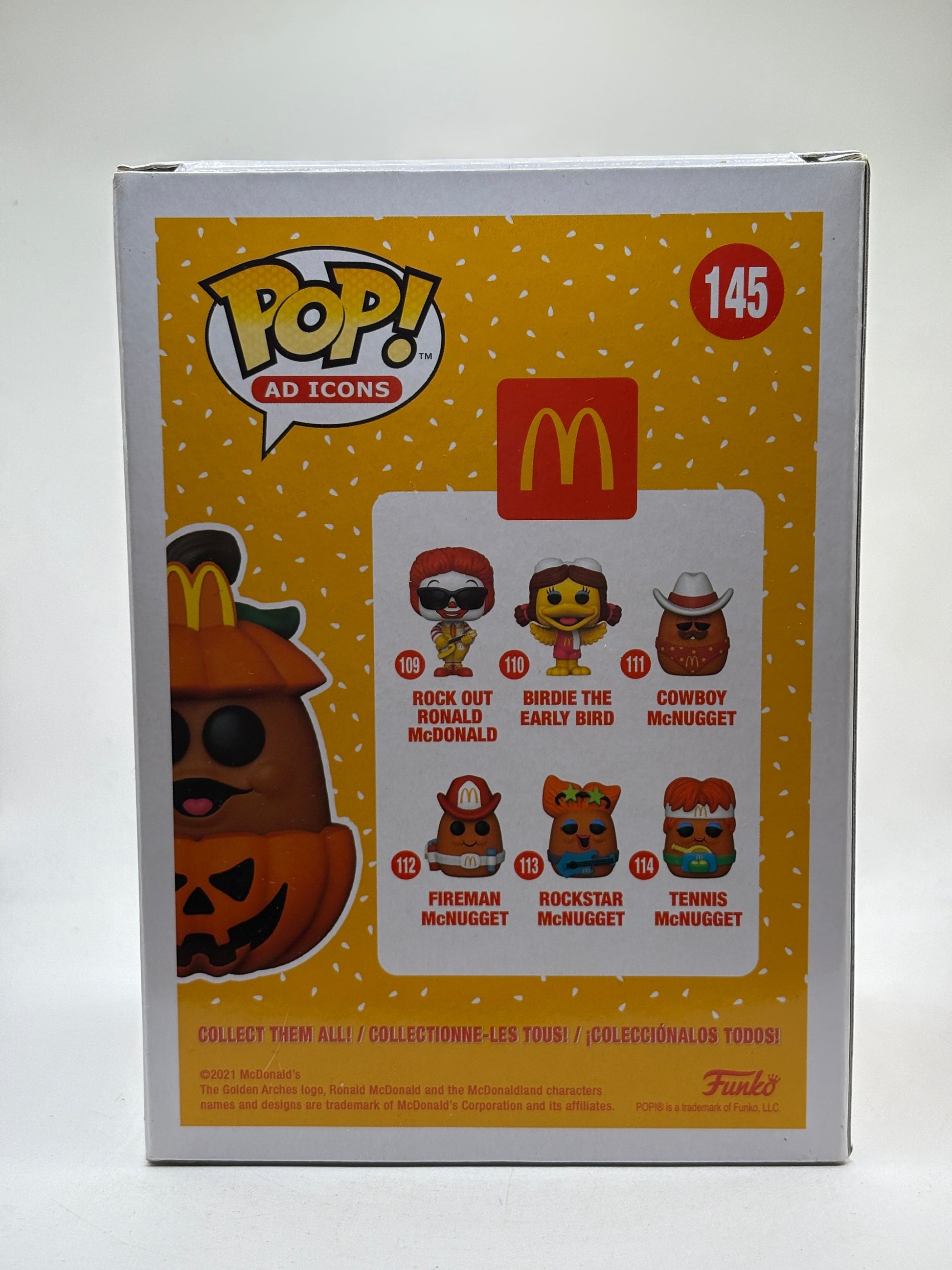 Funko POP! Ad Icons Mcdonalds #145 Pumpkin McNugget 2021 Fall Convention FRENLY BRICKS - Open 7 Days