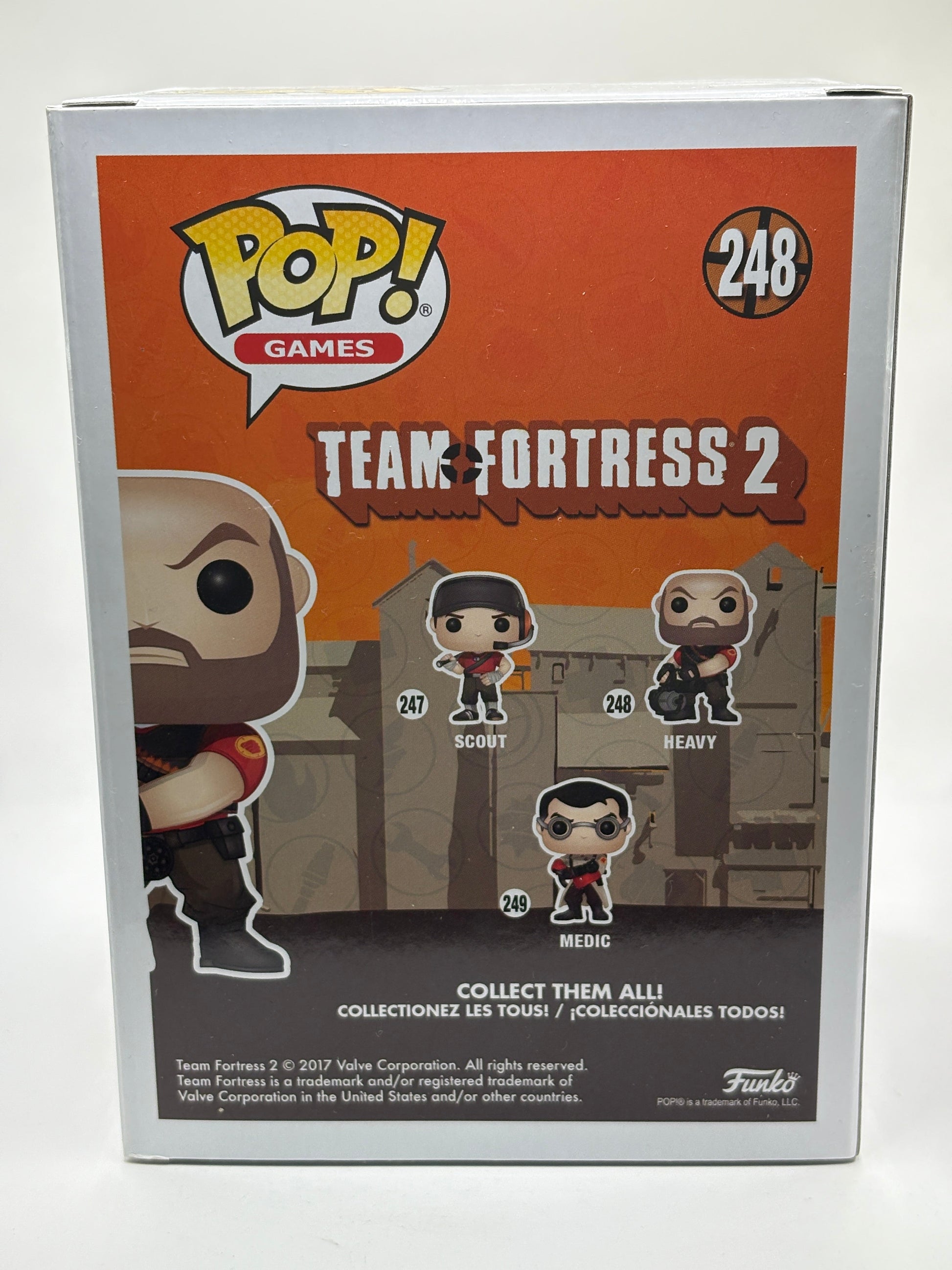 Funko POP! Games Team Fortress 2 #248 Heavy Vinyl Figure RARE FRENLY BRICKS - Open 7 Days
