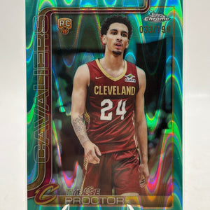 Topps Chrome 25-26 - Tyrese Proctor /199 Teal Wave Rookie Card FRENLY BRICKS - Open 7 Days
