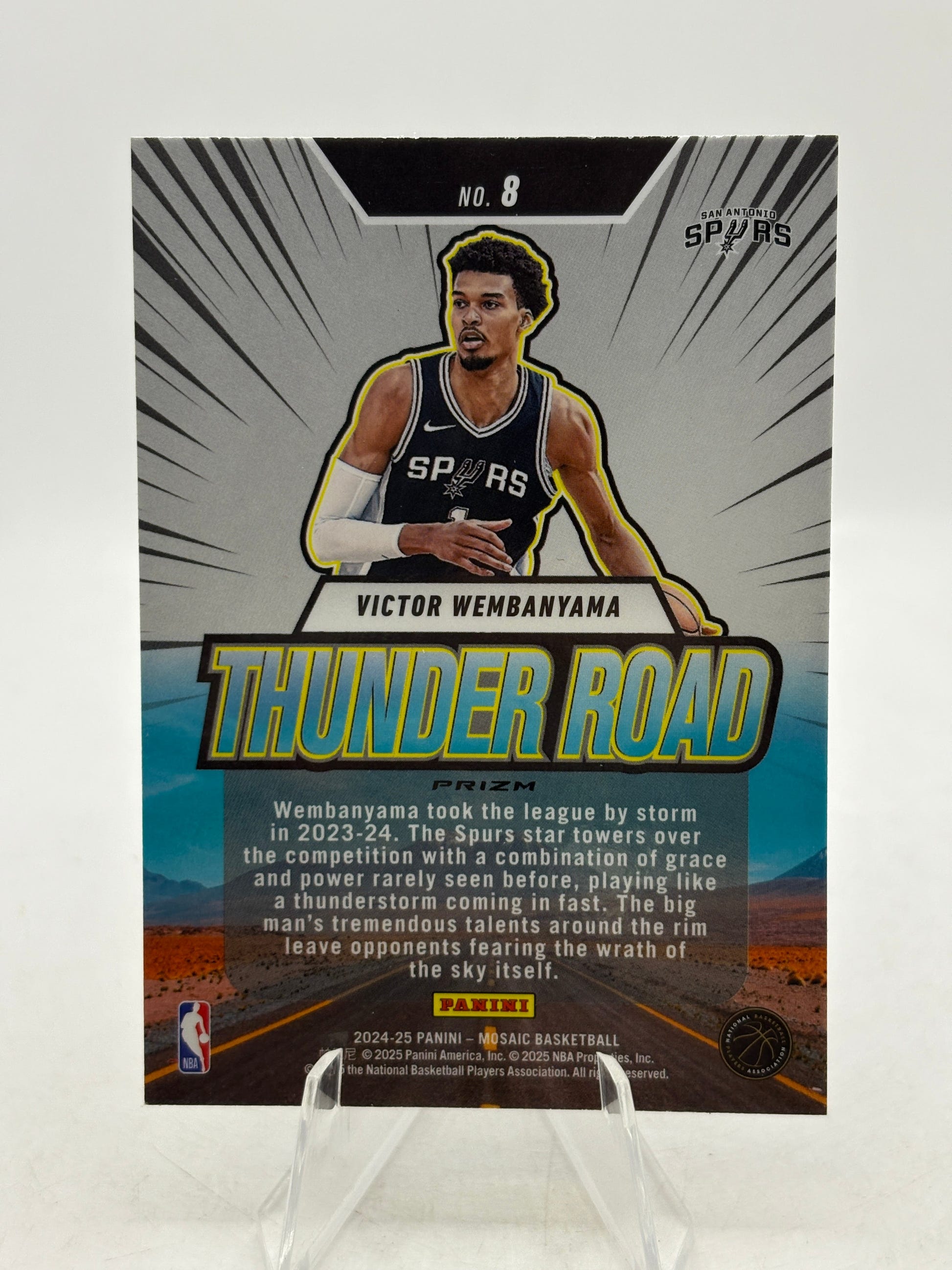 2024-25 Panini Mosaic Basketball - Victor Wembanyama Thunder Road Green Mosaic FRENLY BRICKS - Open 7 Days image 2