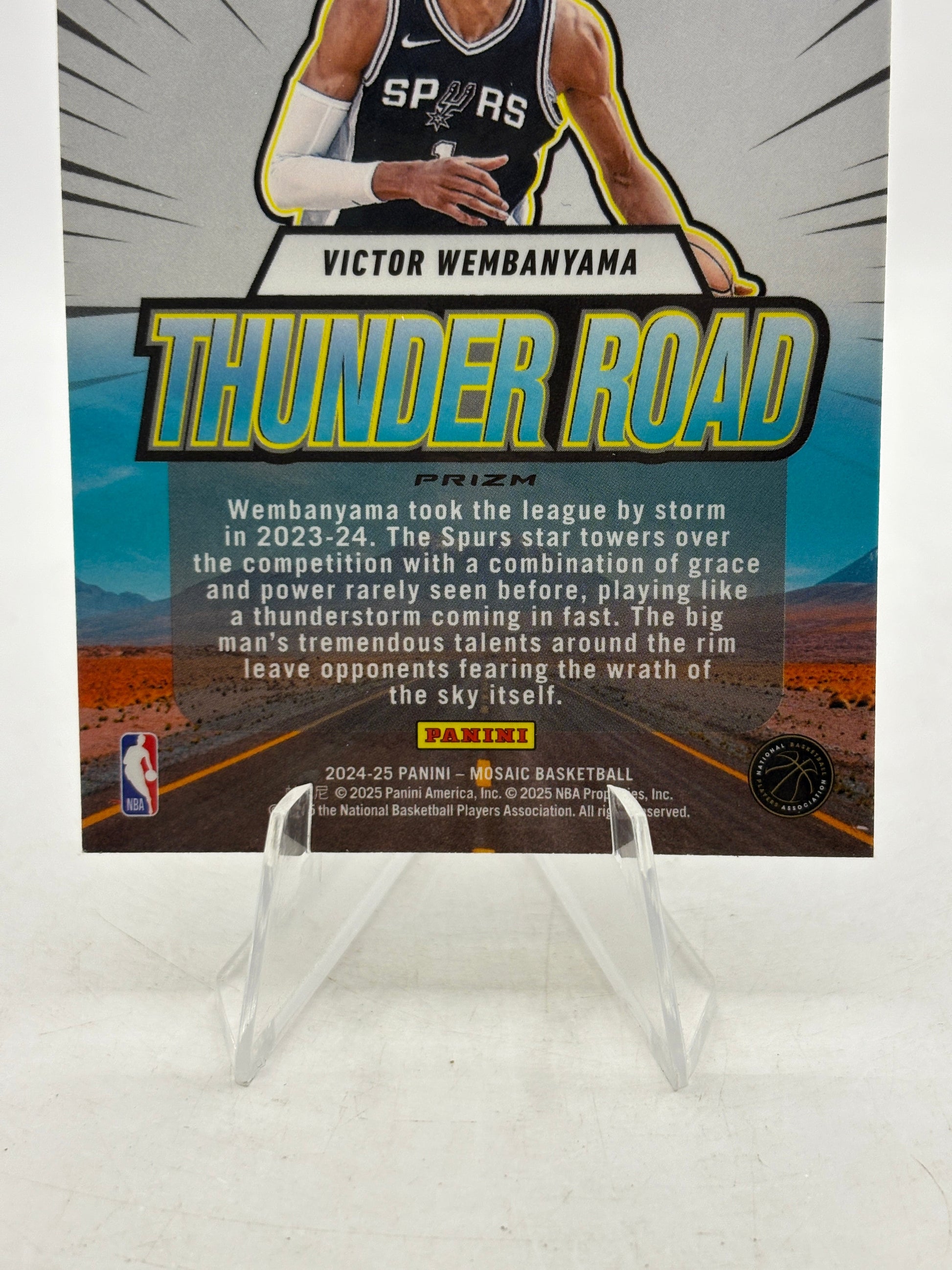 2024-25 Panini Mosaic Basketball - Victor Wembanyama Thunder Road Green Mosaic FRENLY BRICKS - Open 7 Days