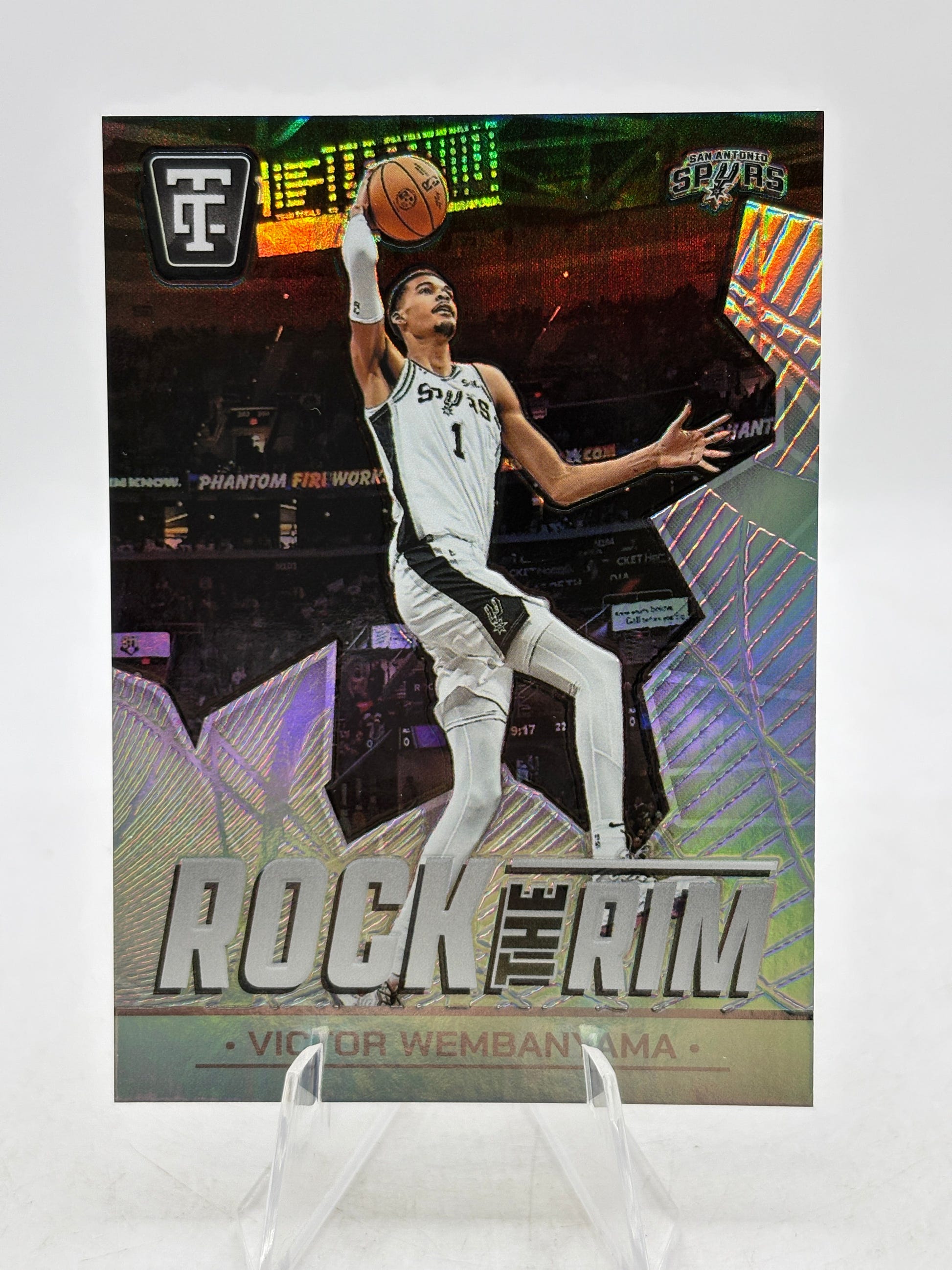 2024-25 Panini Totally Certified - Victor Wembanyama #25 Silver Mirror FRENLY BRICKS - Open 7 Days image 1