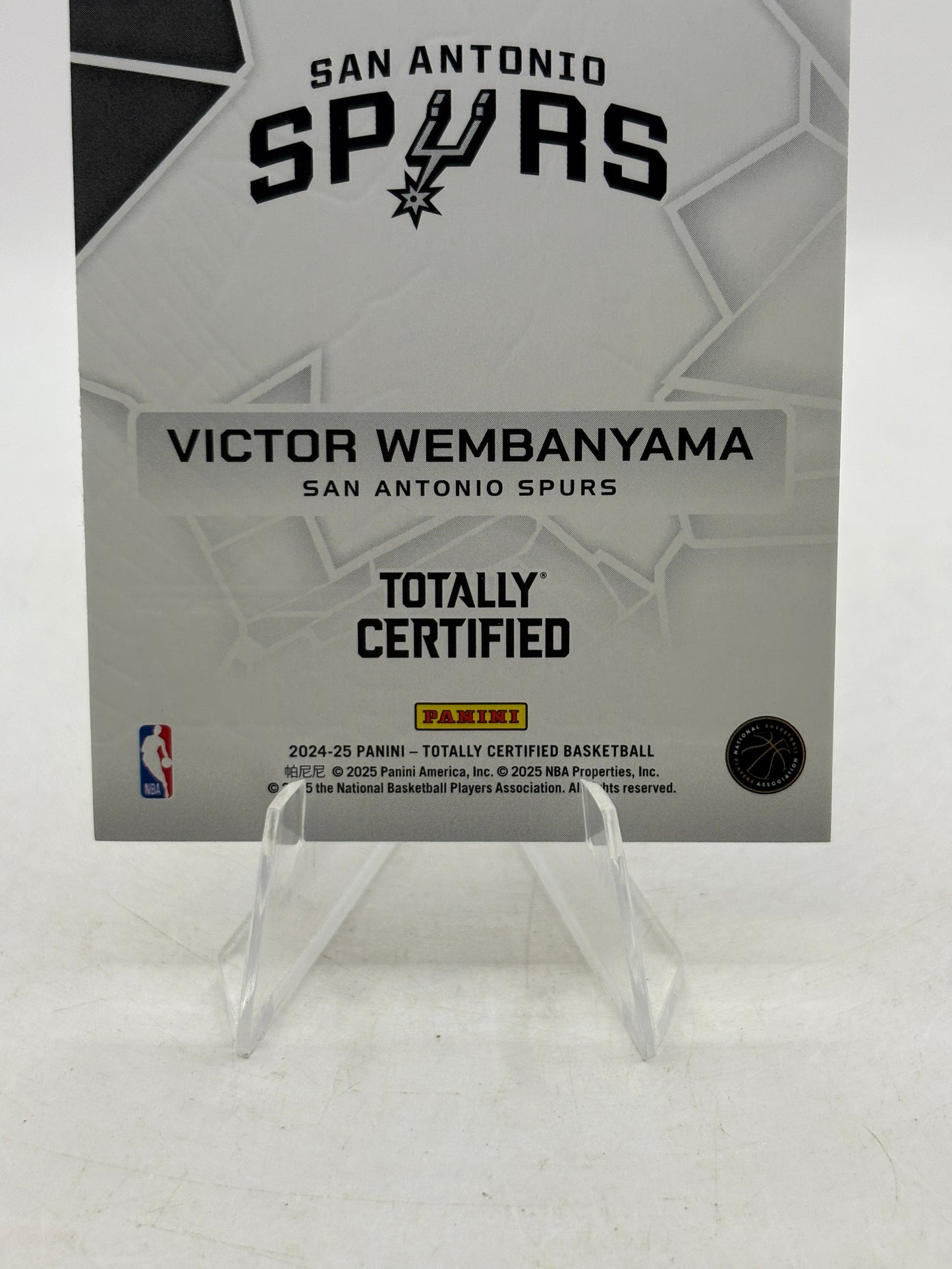 2024-25 Panini Totally Certified - Victor Wembanyama #25 Silver Mirror FRENLY BRICKS - Open 7 Days