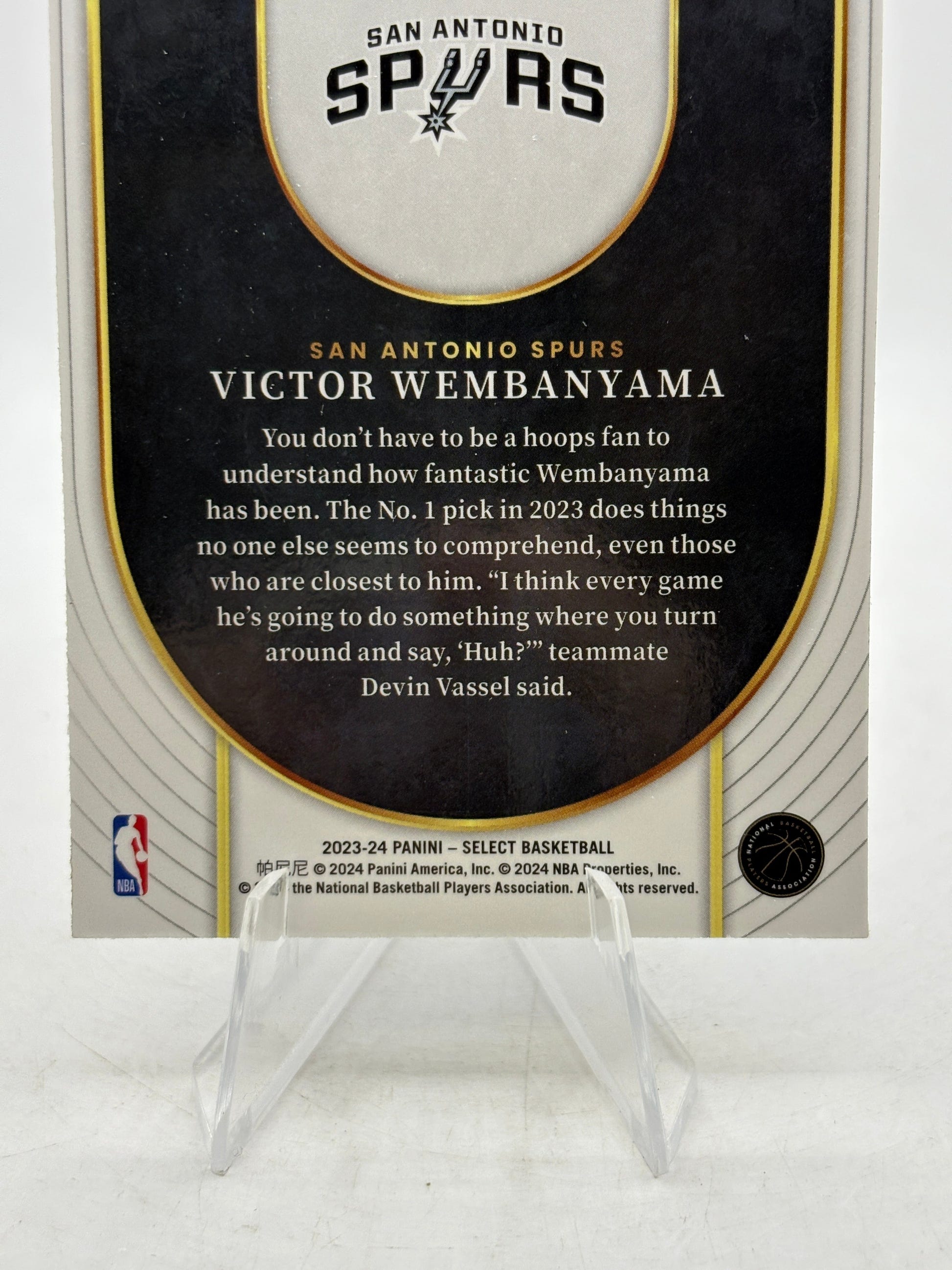 2023-24 Panini Select Basketball - Victor Wembanyama #13 Neon Icon FRENLY BRICKS - Open 7 Days image 4