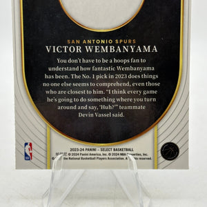 2023-24 Panini Select Basketball - Victor Wembanyama #13 Neon Icon FRENLY BRICKS - Open 7 Days