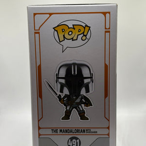 Funko POP! Star Wars #491 The Mandalorian with Darksaber Glow Special Edition FRENLY BRICKS - Open 7 Days