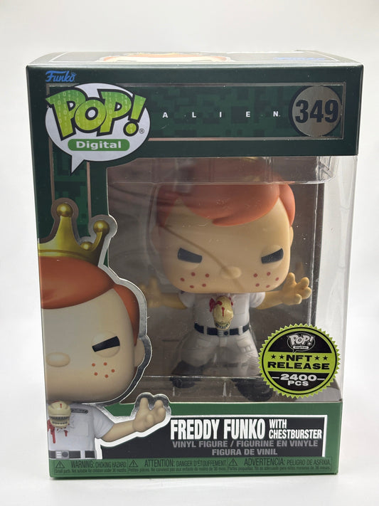 Funko POP! Digital Alien #349 Freddy Funko with Chestburster NFT 2400 Pcs FRENLY BRICKS - Open 7 Days