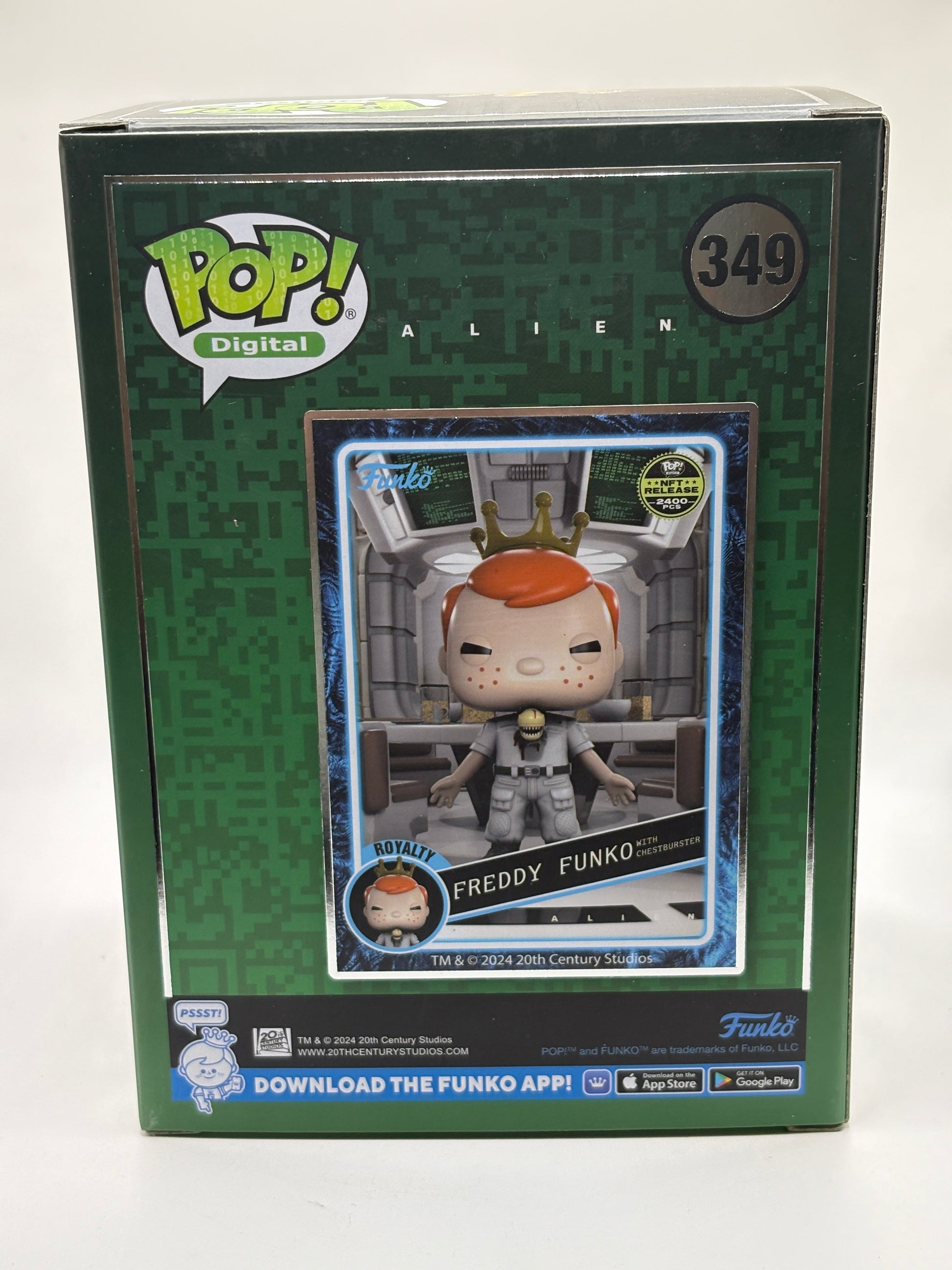 Funko POP! Digital Alien #349 Freddy Funko with Chestburster NFT 2400 Pcs FRENLY BRICKS - Open 7 Days