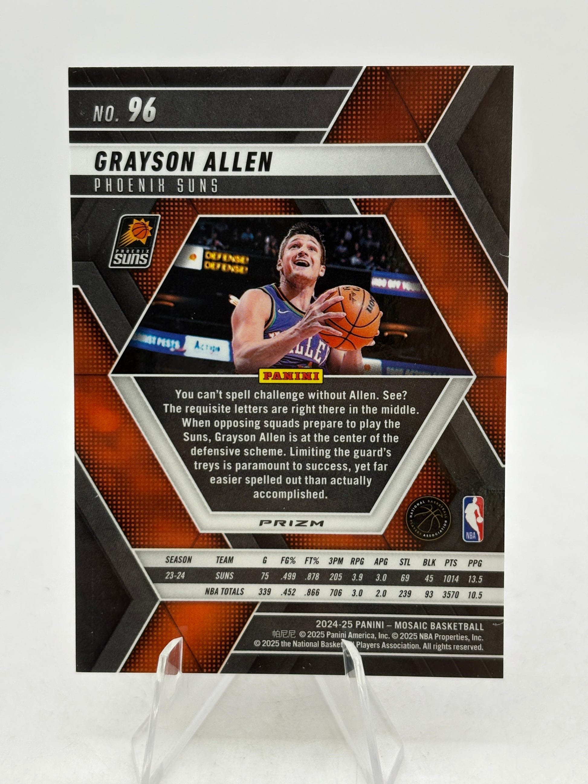 2024-25 Panini Mosaic Basketball - #96 Grayson Allen Genesis Mosaic FRENLY BRICKS - Open 7 Days image 2