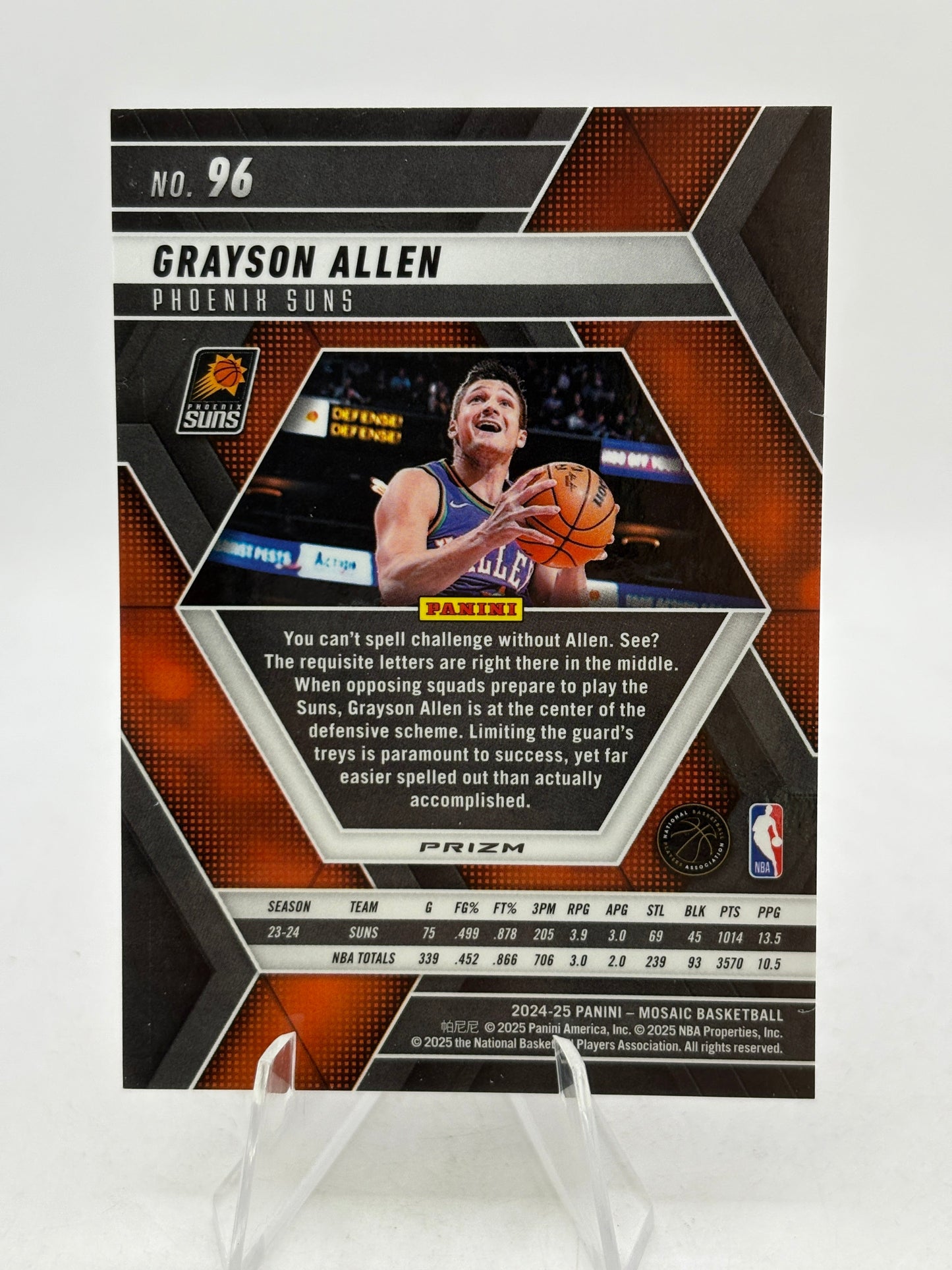 2024-25 Panini Mosaic Basketball - #96 Grayson Allen Genesis Mosaic FRENLY BRICKS - Open 7 Days