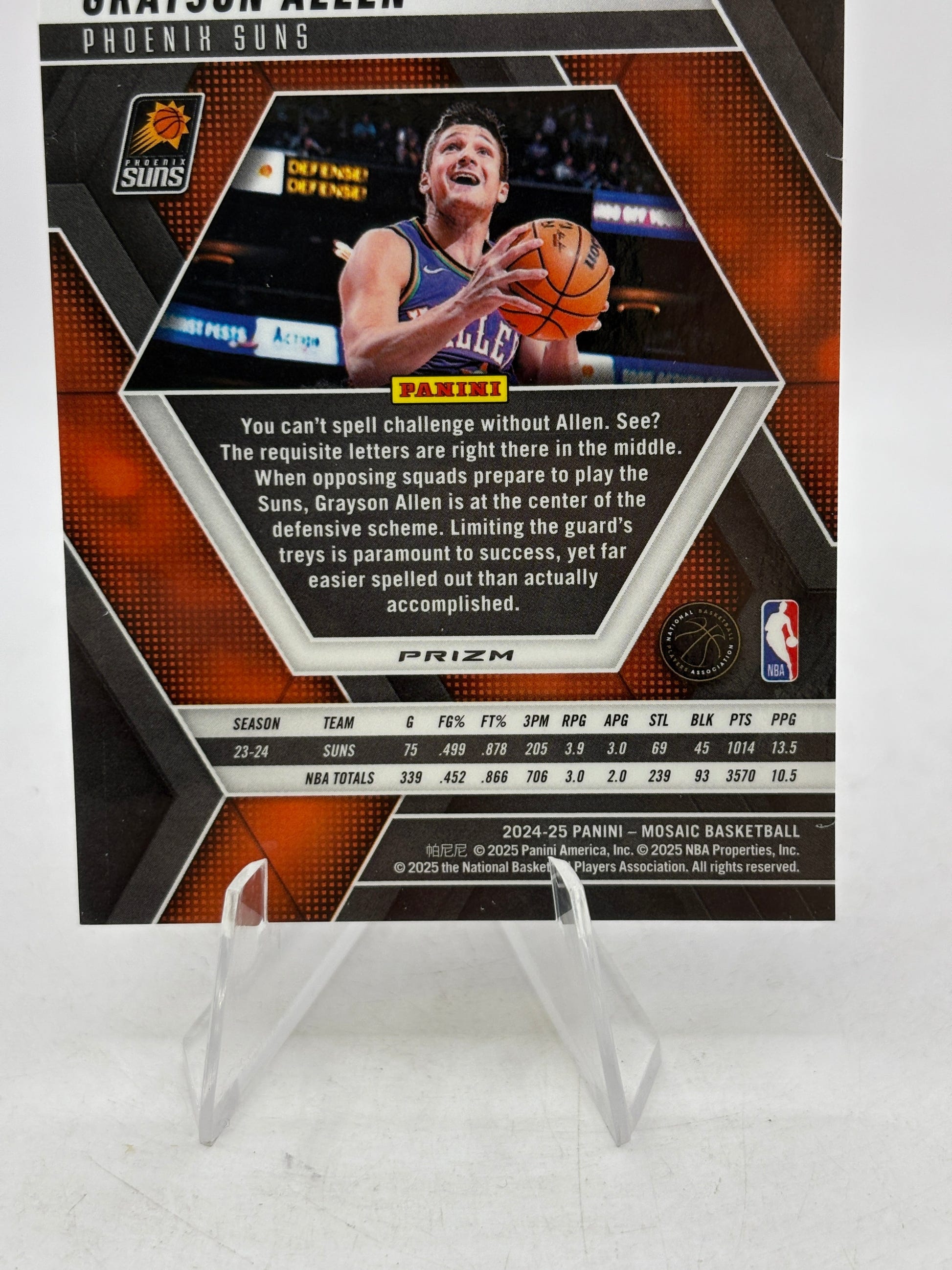 2024-25 Panini Mosaic Basketball - #96 Grayson Allen Genesis Mosaic FRENLY BRICKS - Open 7 Days image 4