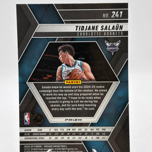 2024-25 Panini Mosaic Basketball - #241 Tidjane Salaun Genesis Mosaic FRENLY BRICKS - Open 7 Days