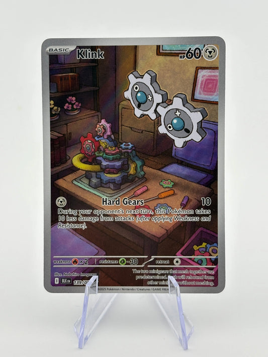 Klink Illustration Rare 139/086 Pokemon TCG Black Bolt NM FRENLY BRICKS - Open 7 Days