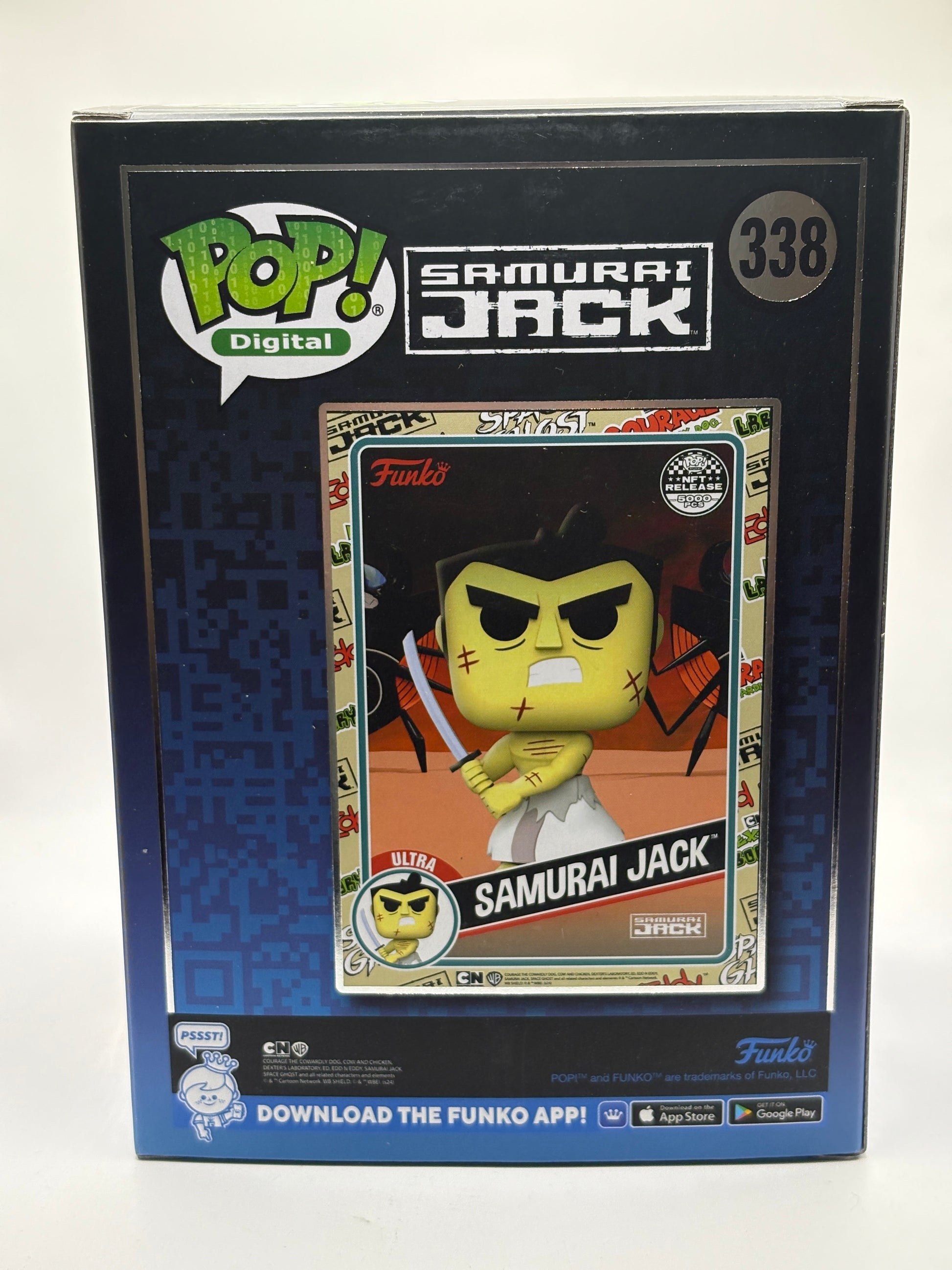 Funko POP! Digital Samurai Jack #338 Samurai Jack NFT 5000 Pieces FRENLY BRICKS - Open 7 Days