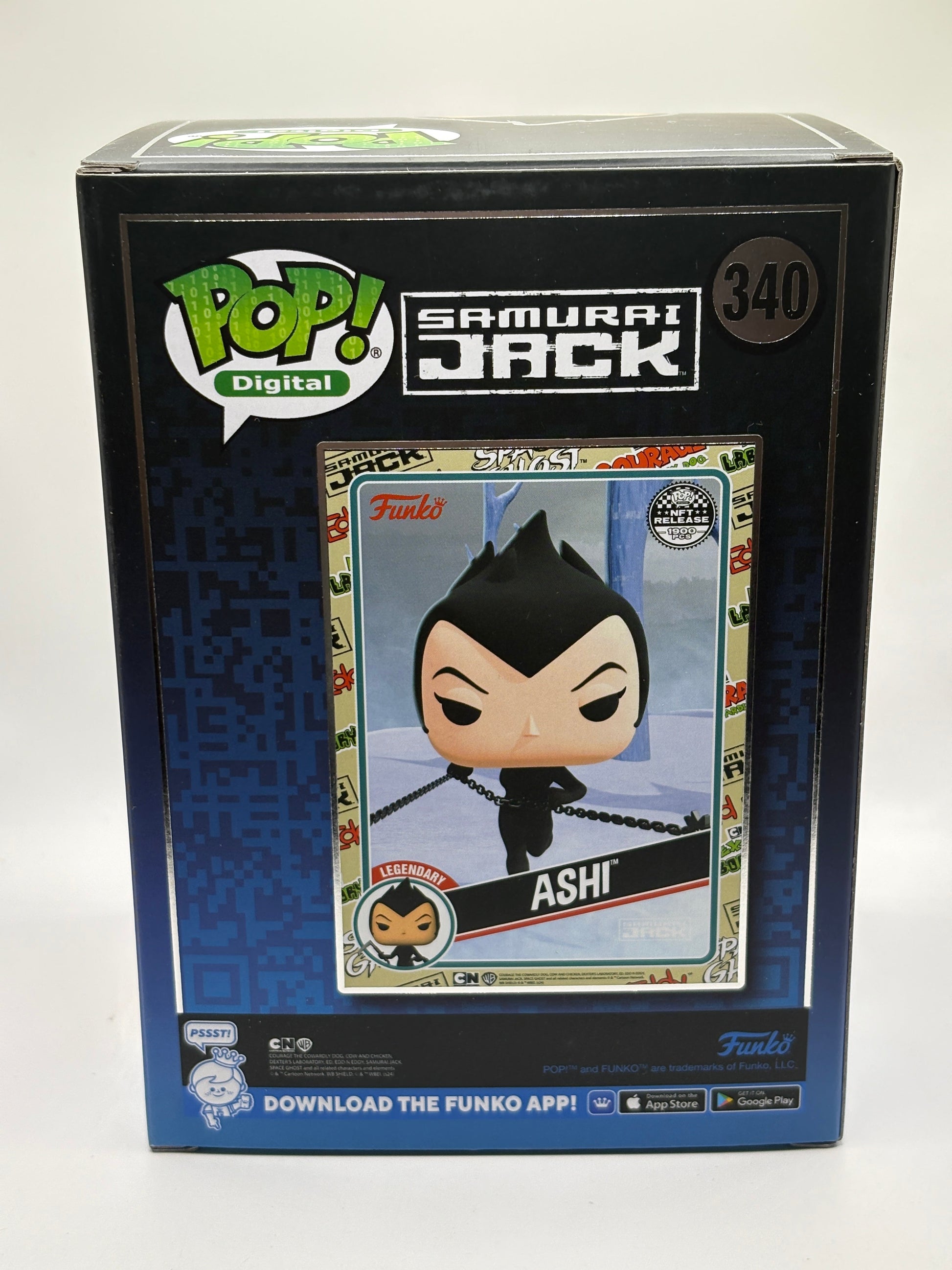 Funko POP! Digital Samurai Jack #340 Ashi NFT Release 1900 Pieces FRENLY BRICKS - Open 7 Days