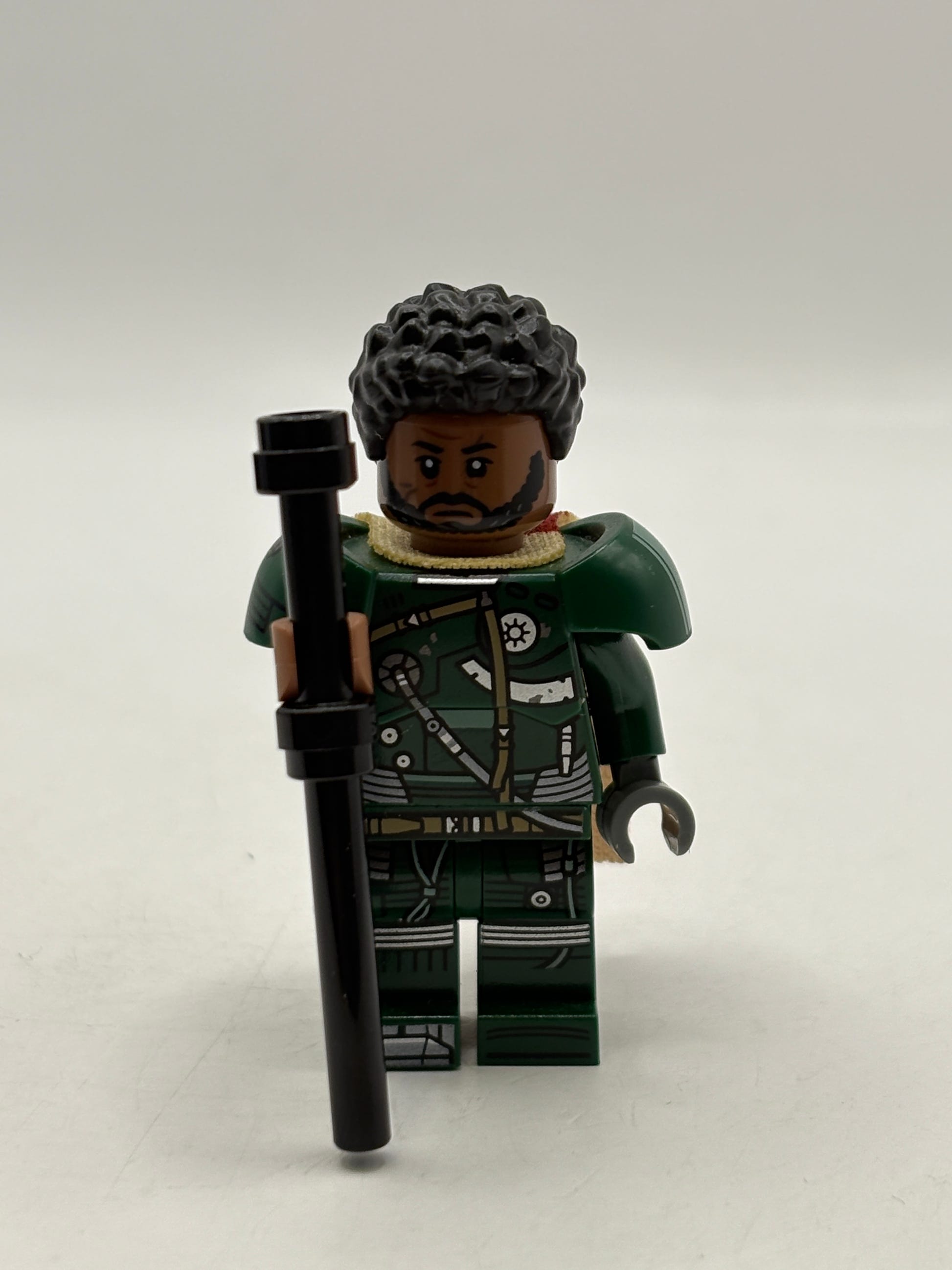 LEGO Saw Gerrera Minifigure (sw1335) 75383 Star Wars Rogue One Rebel Leader NEW image 1