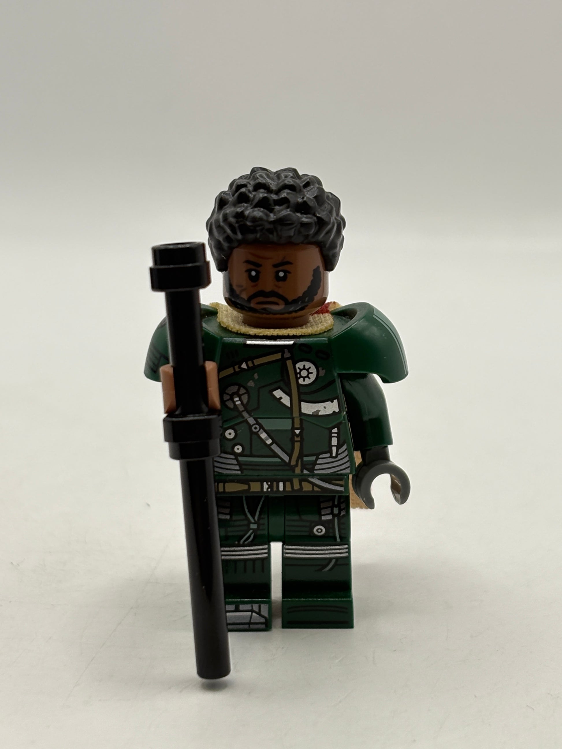 LEGO Saw Gerrera Minifigure (sw1335) 75383 Star Wars Rogue One Rebel Leader NEW image 1