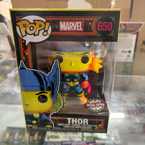 Funko Pop! Marvel #650 Thor Blacklight Special Edition FRENLY BRICKS - Open 7 Days