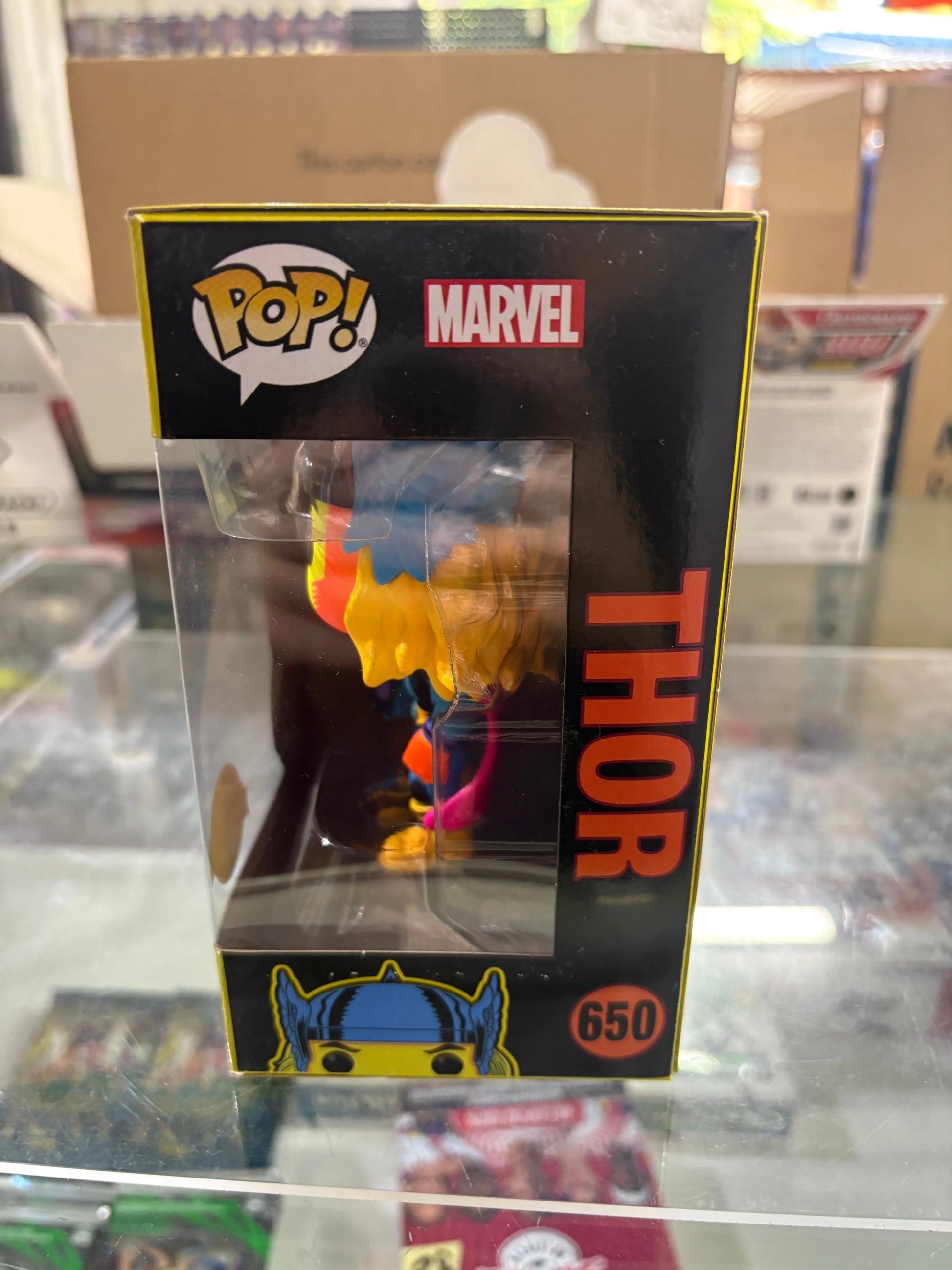 Funko Pop! Marvel #650 Thor Blacklight Special Edition FRENLY BRICKS - Open 7 Days