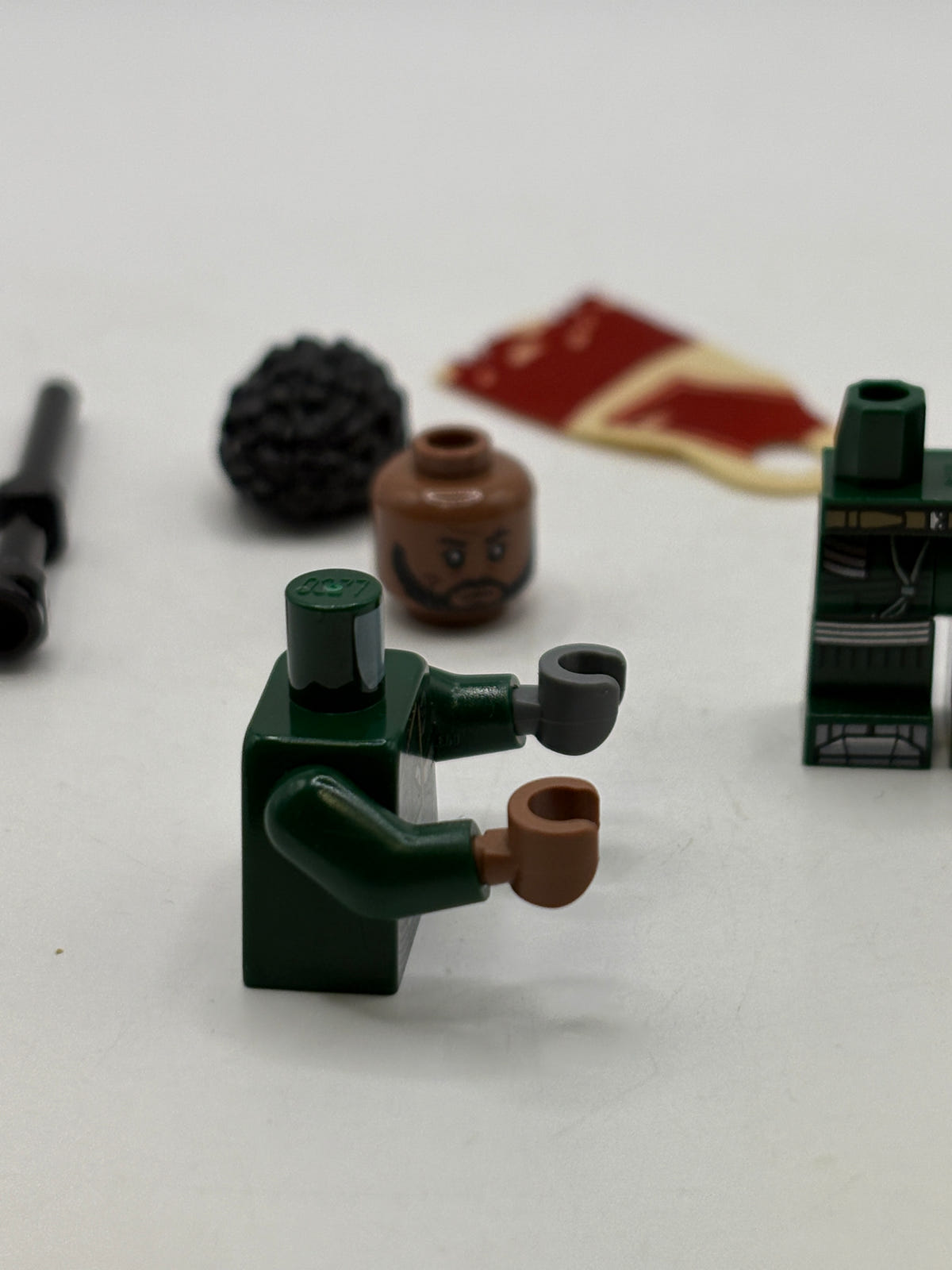 LEGO Saw Gerrera Minifigure (sw1335) 75383 Star Wars Rogue One Rebel Leader NEW, photo 6 image 6