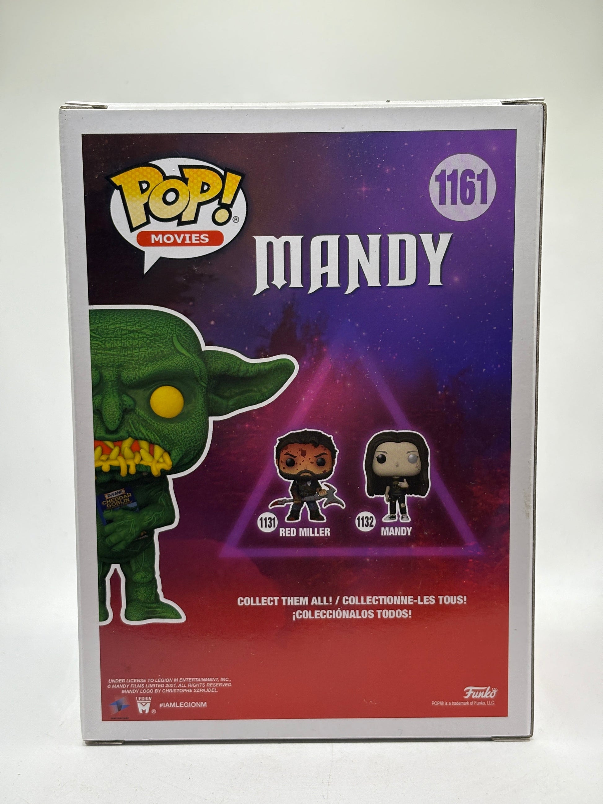 Funko POP! Movies Mandy #1161 Cheddar Goblin 2021 Fall Con FRENLY BRICKS - Open 7 Days