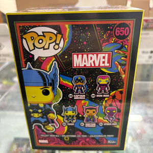 Funko Pop! Marvel #650 Thor Blacklight Special Edition FRENLY BRICKS - Open 7 Days