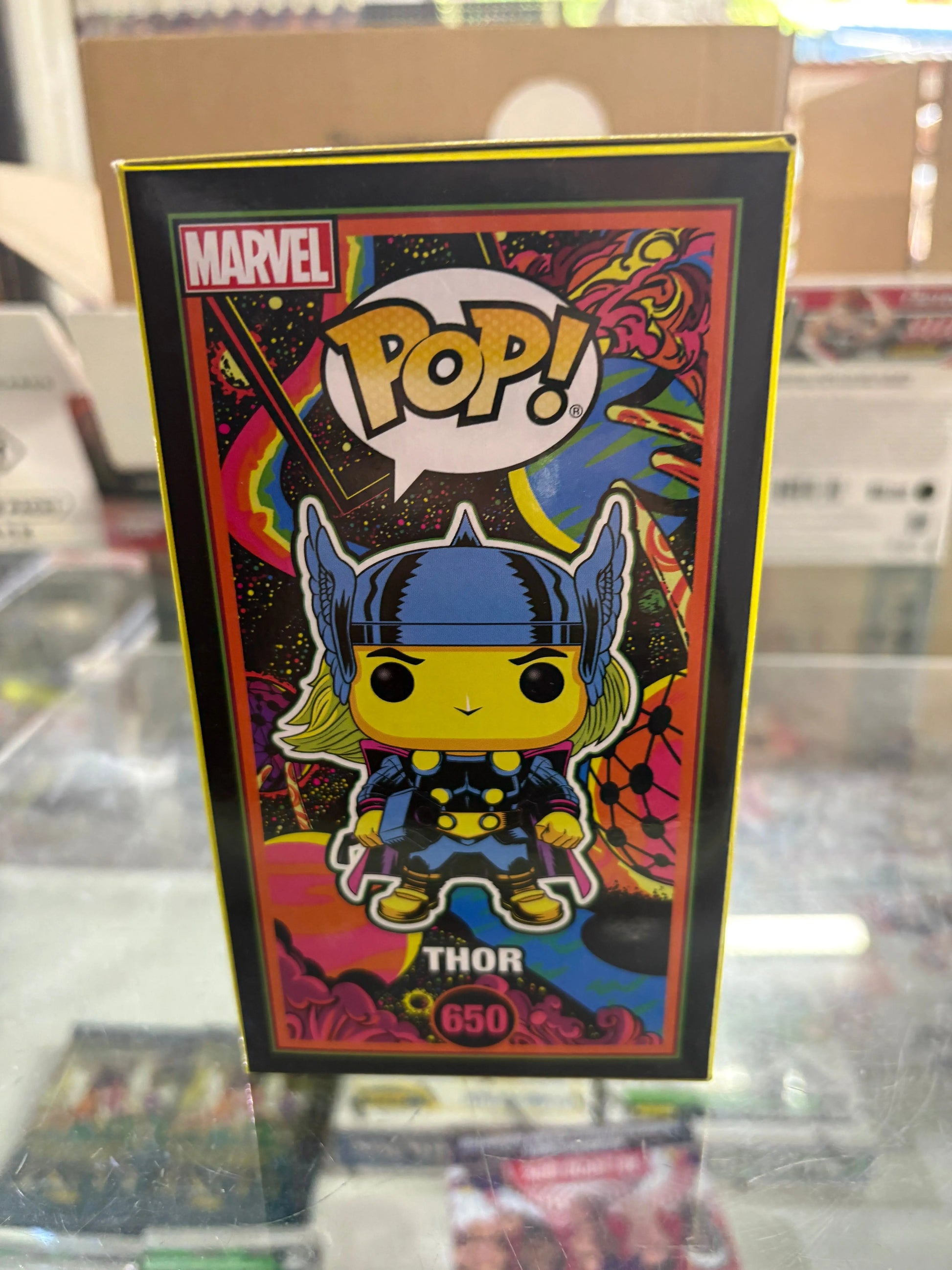 Funko Pop! Marvel #650 Thor Blacklight Special Edition FRENLY BRICKS - Open 7 Days