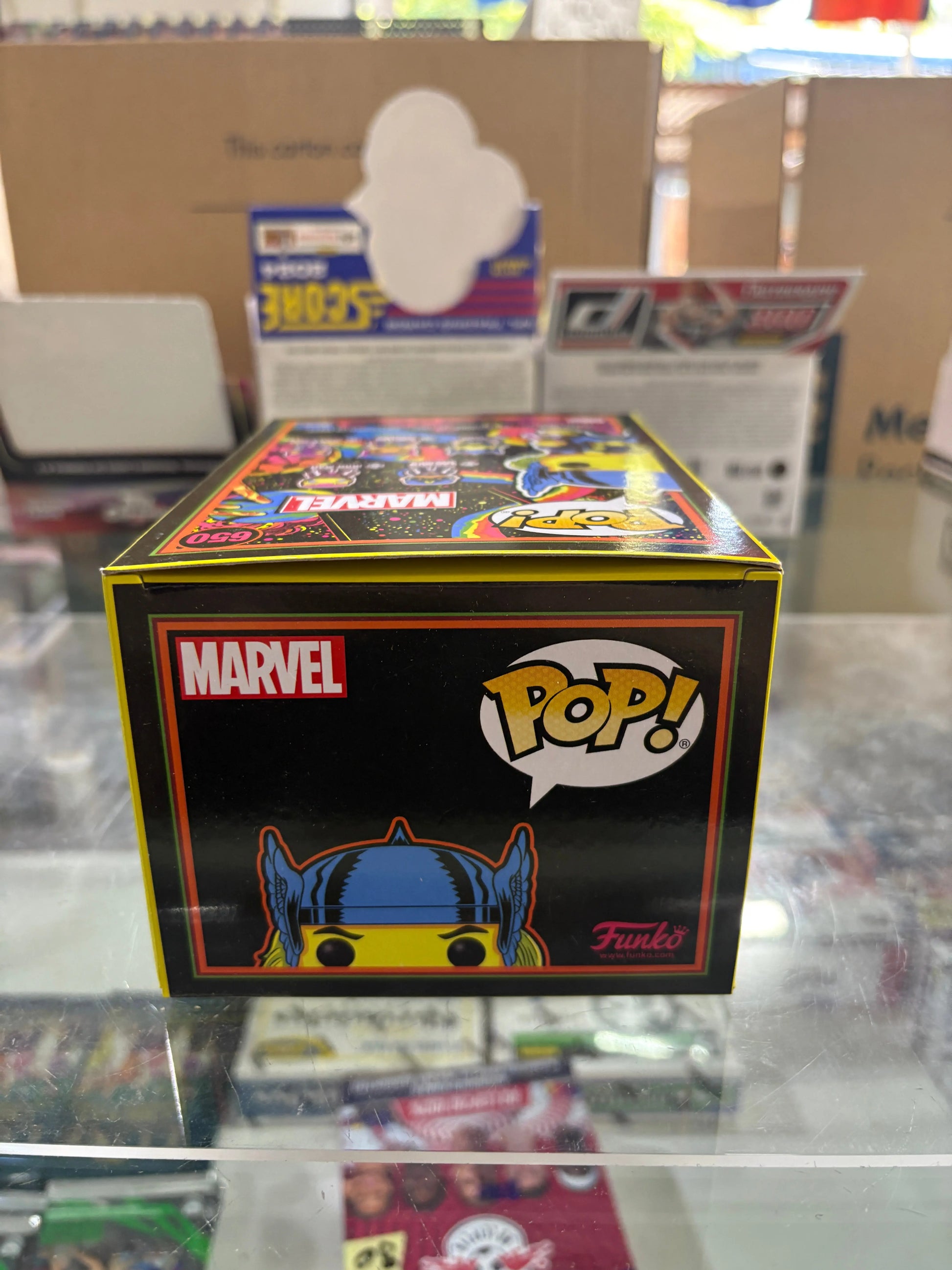 Funko Pop! Marvel #650 Thor Blacklight Special Edition FRENLY BRICKS - Open 7 Days